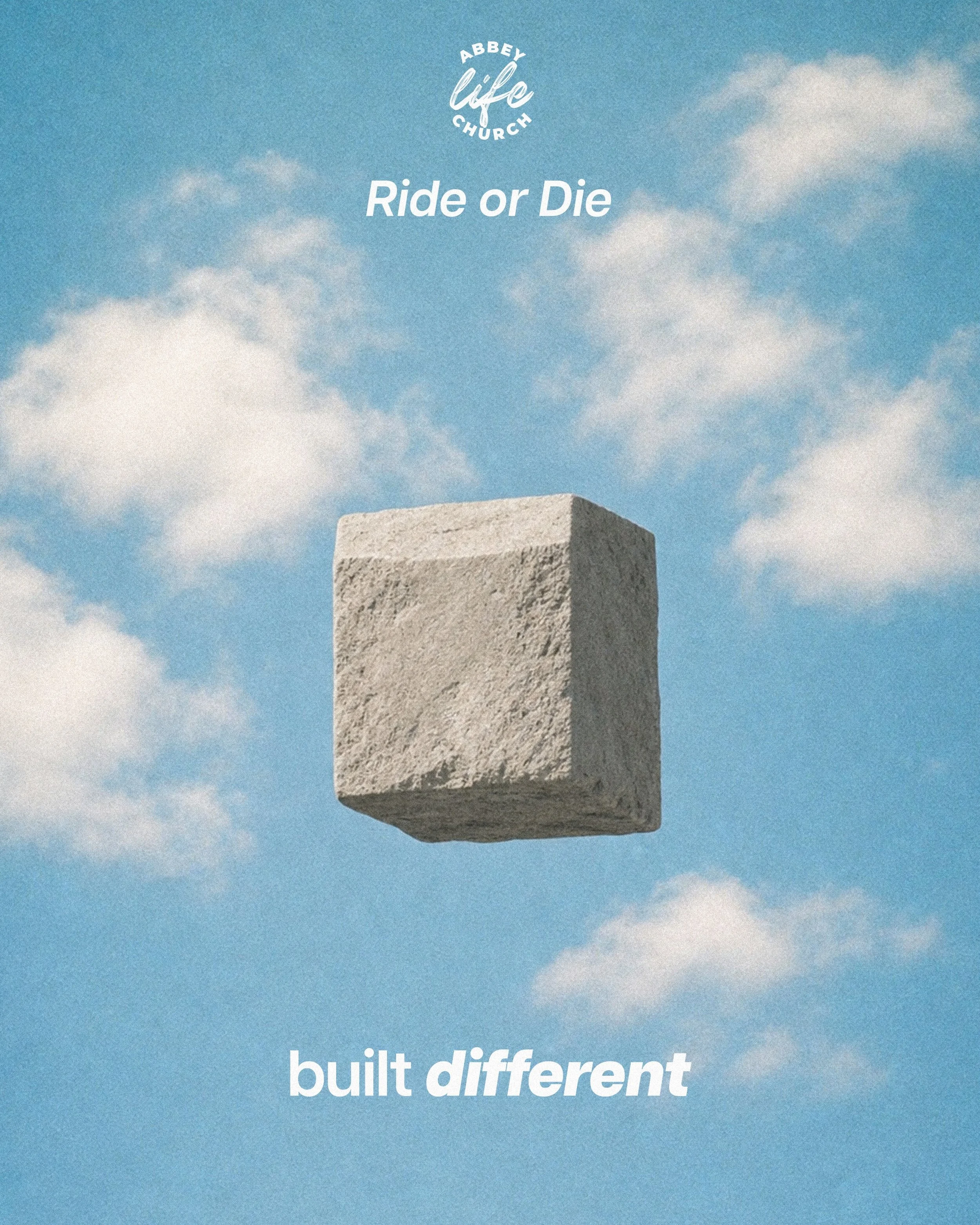 Finishing our series this week! &lsquo;Built Different&rsquo;

#church #bible #community 

Follow God | Find Freedom | Fulfil Purpose

10:30am ⏰
Courtyard Theatre, Ballyearl 📍
www.abbeylife.church 📲