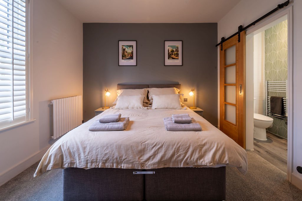 Master bedroom set as double bed