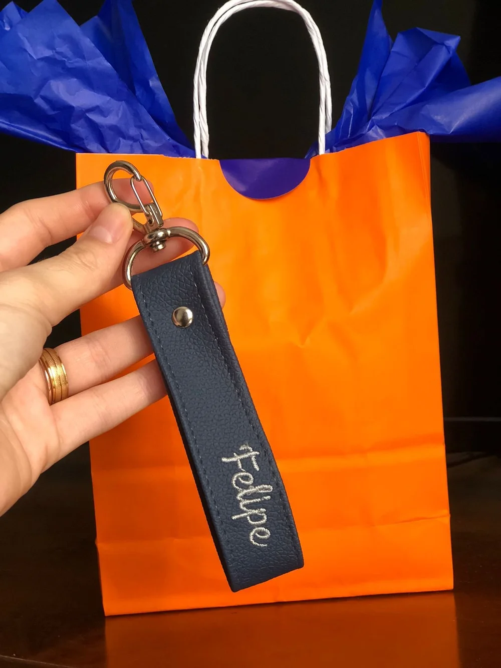 Chaveiro personalizado para os homens
