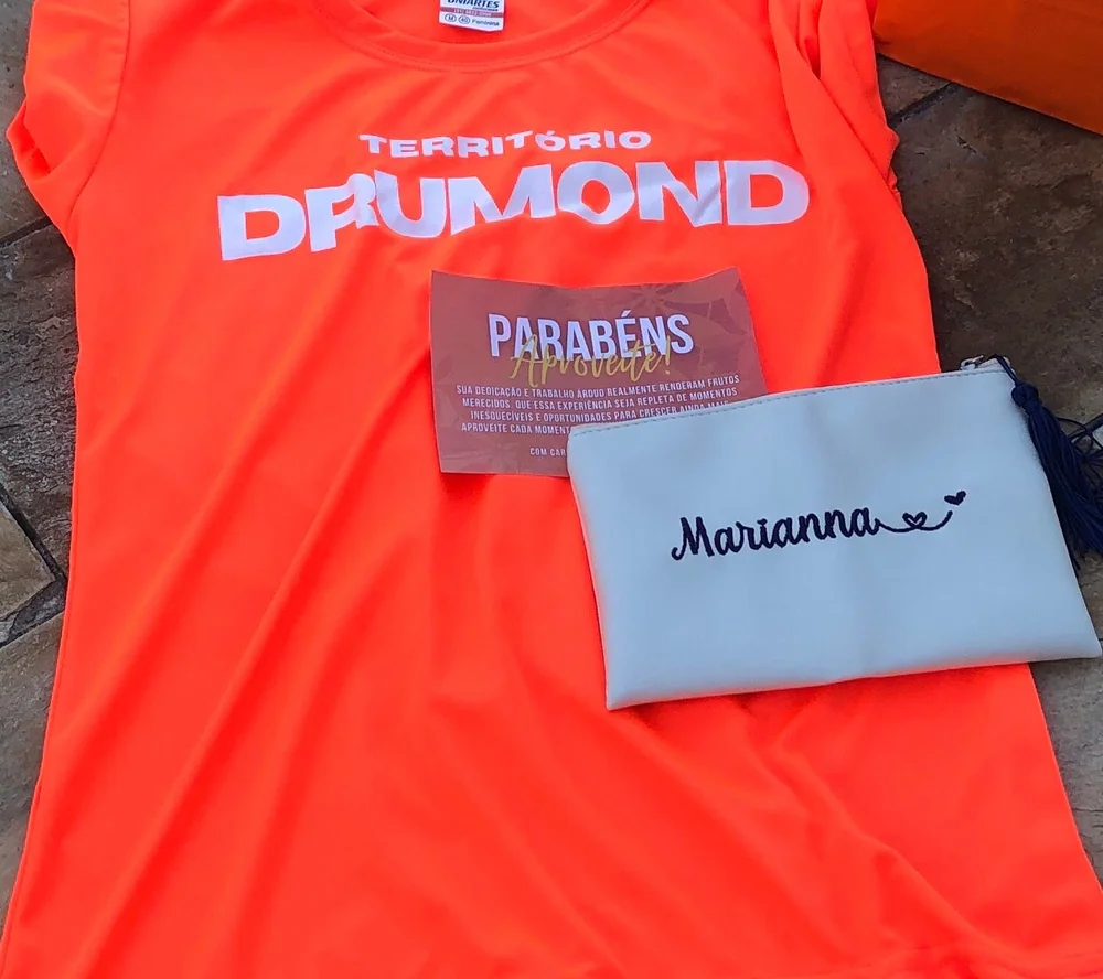 Camisa exclusiva do território Drumond