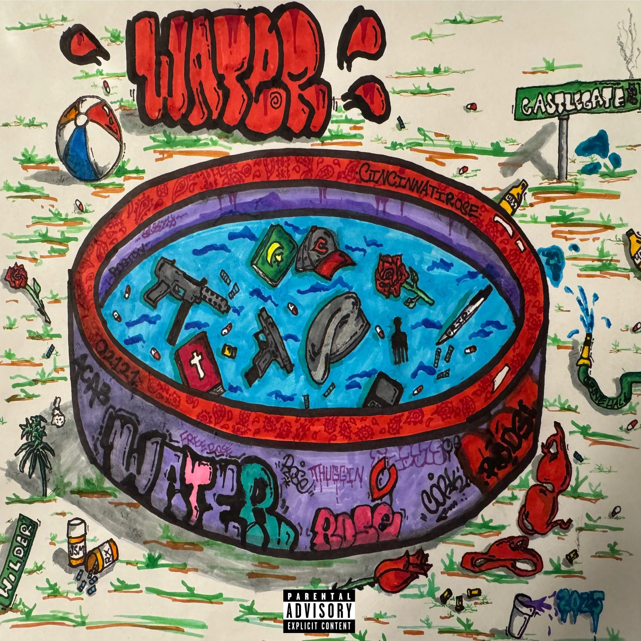"Water" by Cincinnati Rose
(Recording and Mix Engineer: Tracks 3, 8, 9, 10)