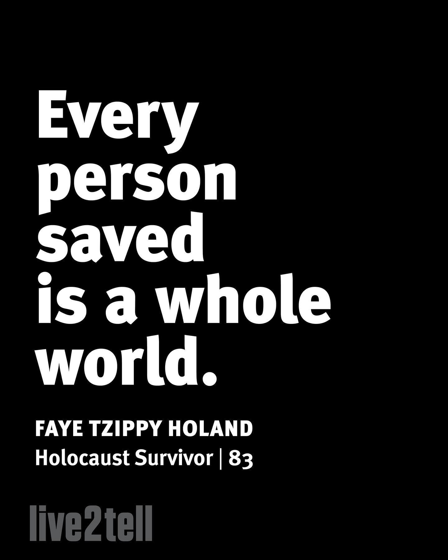Faye Tzippy Holand, 83, Holocaust Survivor