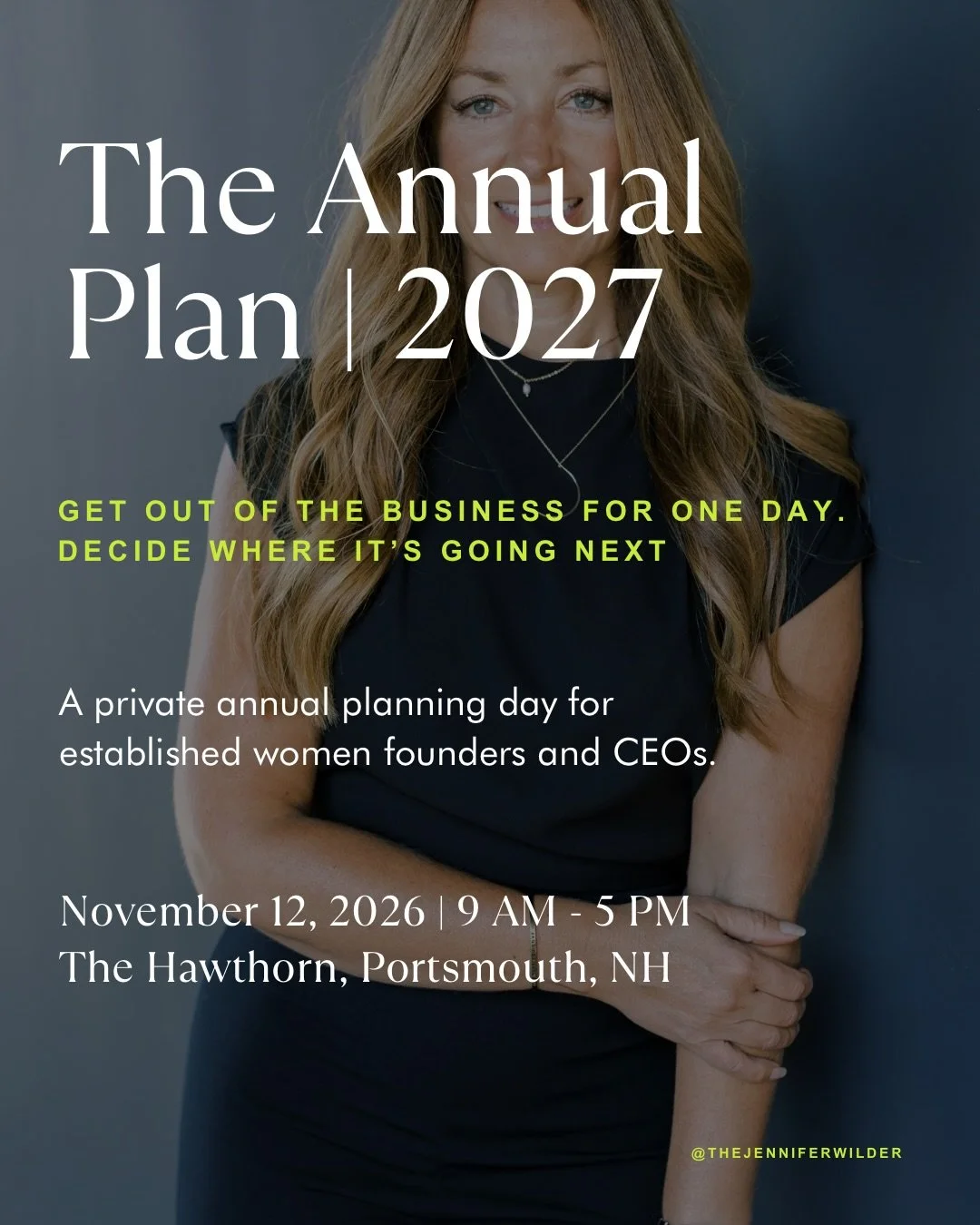 A lot can change in a business between January and December if you let the business lead you. 

Imagine the freedom and confidence you would feel if you walked into 2027 with clearly designed strategic objectives, measurable metrics that matter, and 