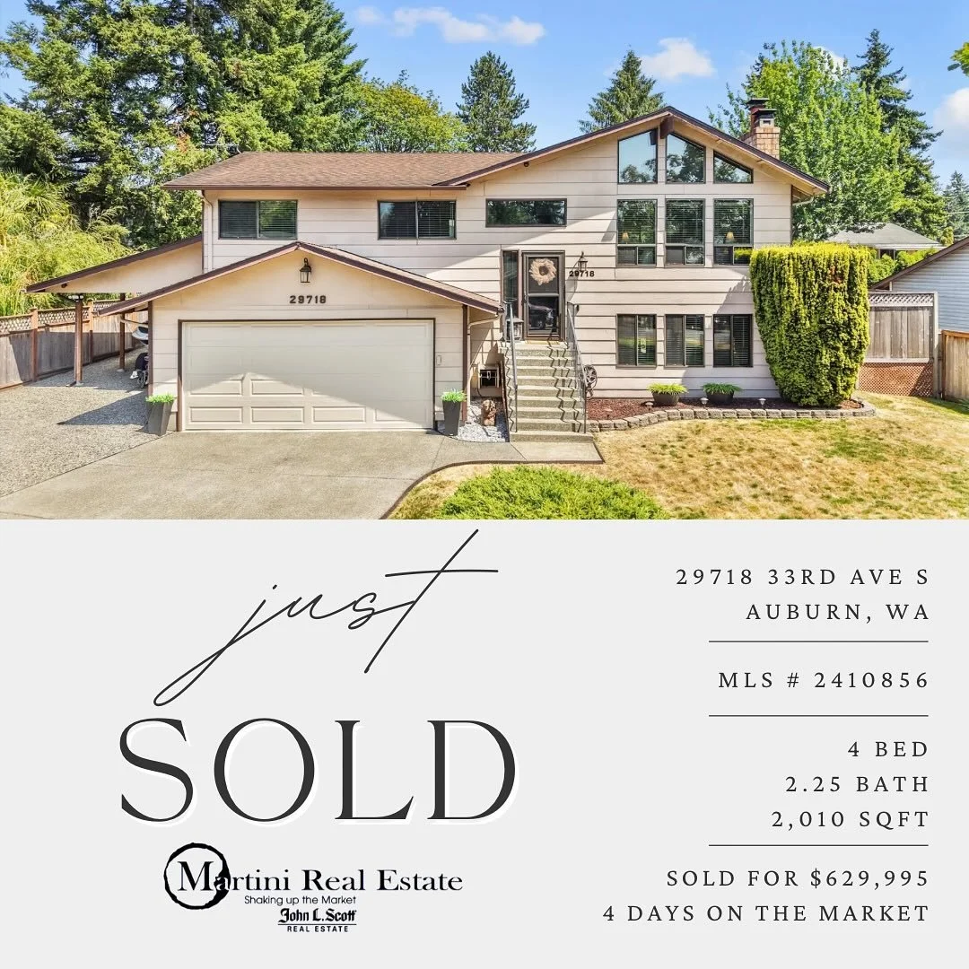 ✨🍸SOLD🍸✨

Congratulations to our sellers on the closing of their beautiful Auburn home! Our clients were very thorough in the preparation, cleaning and presentation of their home which resulted in heavy traffic and a fantastic offer just 4 days aft
