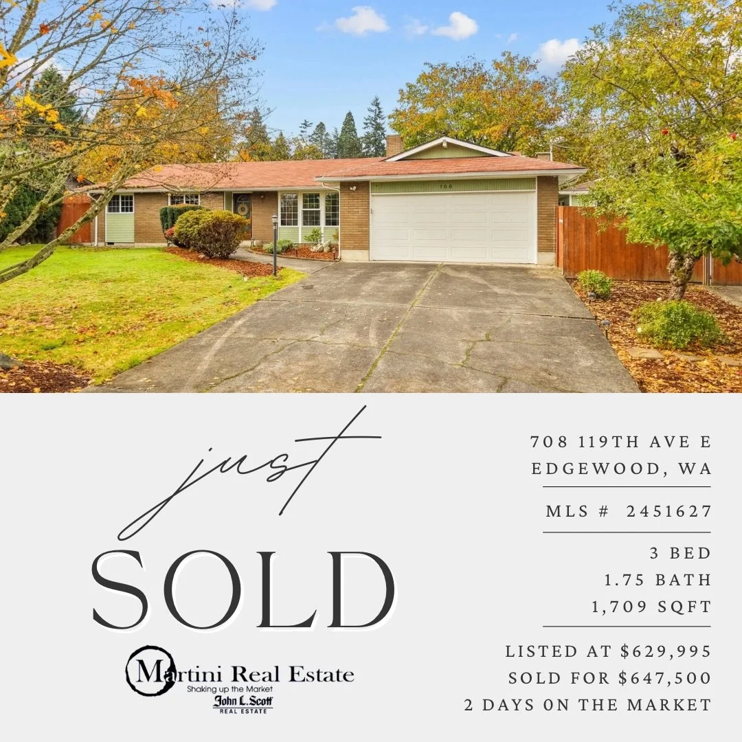 ✨🍸SOLD🍸✨

🍸Listed at $629,995
✨Sold for $647,500
🍸2 Days on the Market 

We are beyond thrilled for our sellers on the smooth closing of their awesome Edgewood rambler! We had multiple offers to choose from, with the winning offer putting us $17,