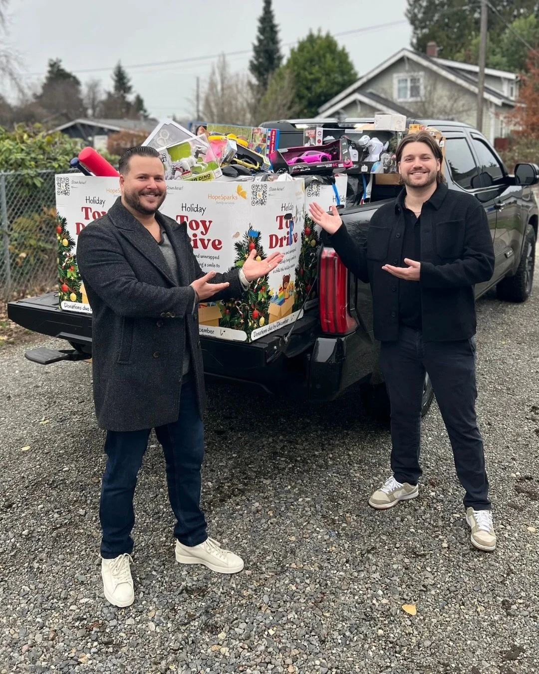 We are thrilled to announce the giant success of our 2025 Holiday Toy Drive benefiting HopeSparks Family Services! @hopesparksorg 

Thanks to the following business, we were able to collect over 1,000 toys to be distributed to children in our local c