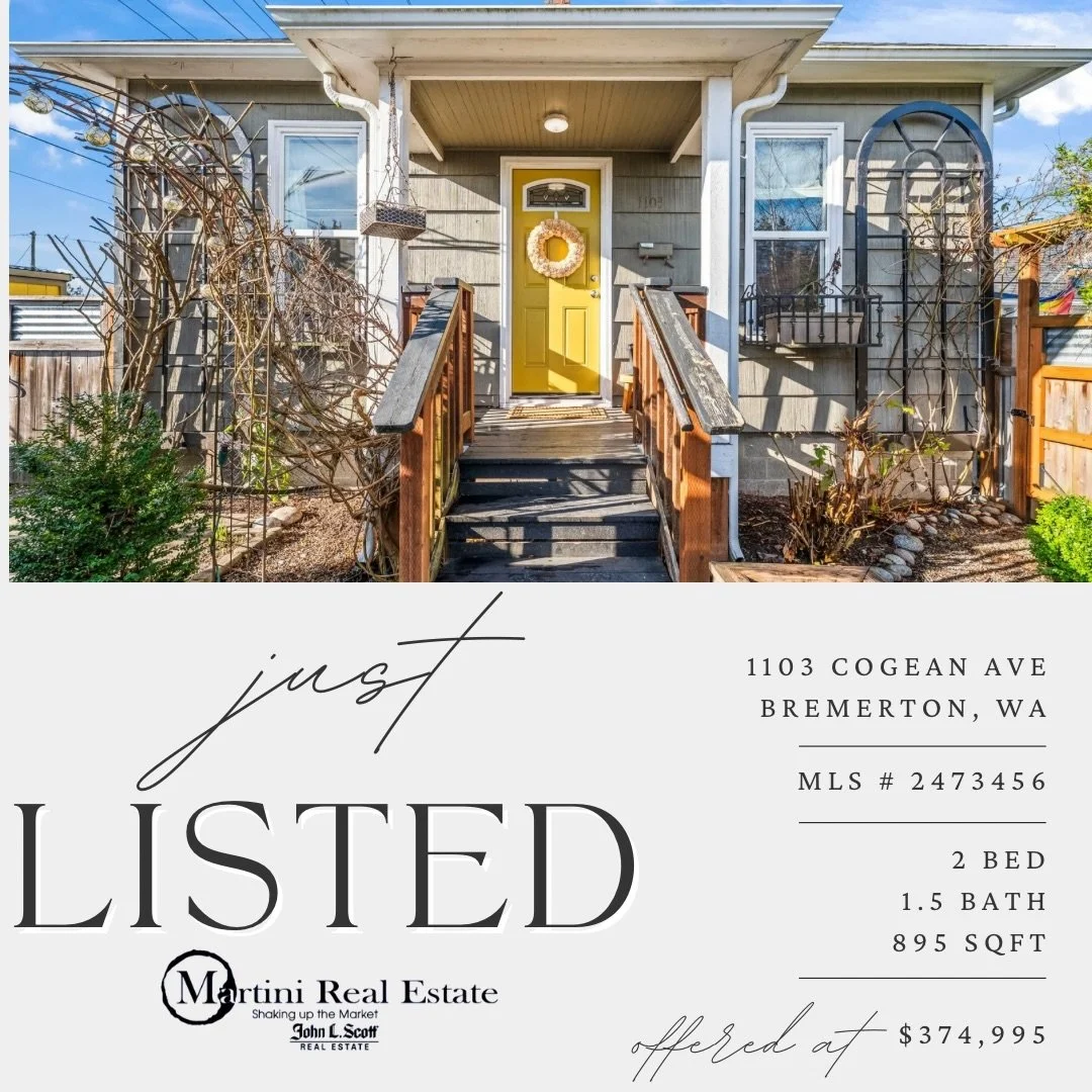 Welcome Home to this 1919 Classic West Bremerton Charmer featuring the perfect blend of original details paired with modern updates. Sitting on an above street corner lot, this 2 bedroom, 1.5 bath bungalow radiates the unique and rich artsy energy fo