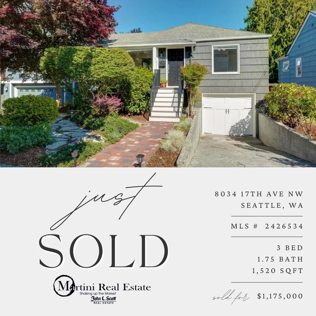 ✨🍸SOLD🍸✨

So happy for our buyers&rsquo; closing on this beautiful Ballard home! Our clients sold their home in the East Coast and moved to Seattle to be closer to their son and grandkids, and we are so happy that they got to spend the Holidays all