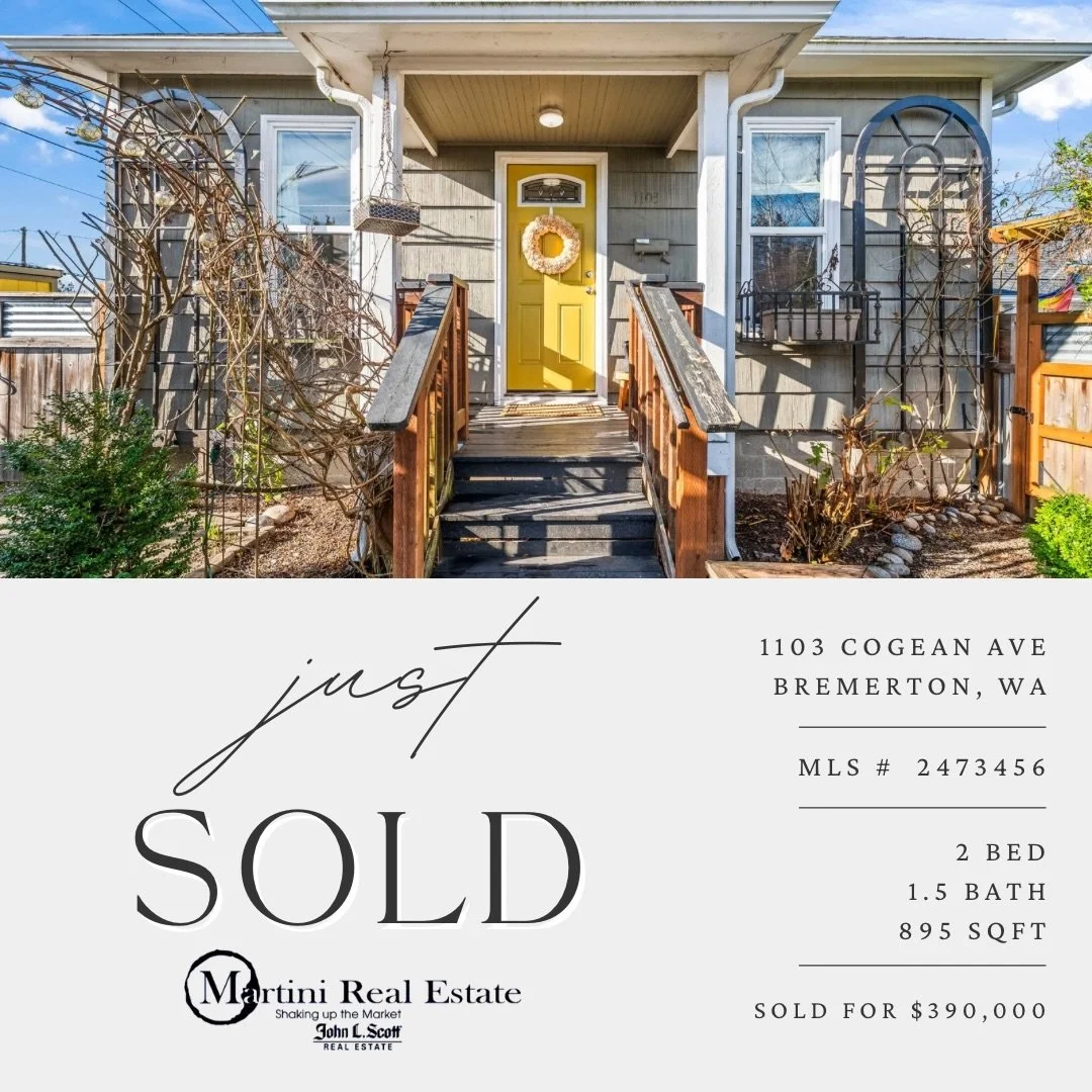 ✨🍸SOLD🍸✨

Congratulations to our client on the sale of his awesome Bremerton home! With a nice cozy layout and feel, and a great location near downtown and the Seattle ferry, we are so excited for the new owners to enjoy all this place has to offer