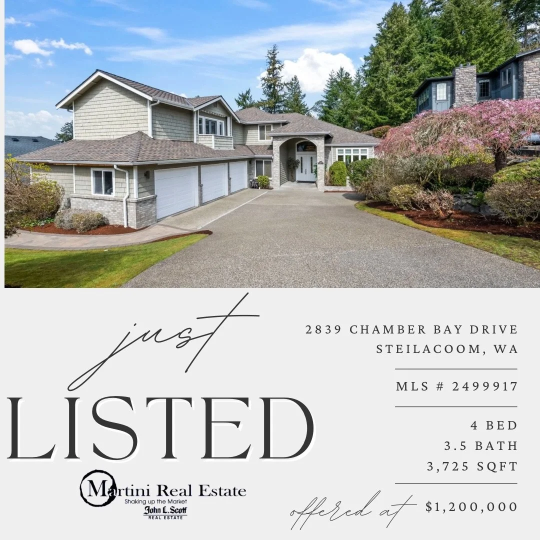 Hitting the market for the first time in over 25 years, Welcome Home to this Grand Two Story Steilacoom beauty, nestled right in between Chambers Bay and Sunnyside Beach Park. Located in a quiet cul-de-sac, enjoy the stunning Puget Sound and Olympic 