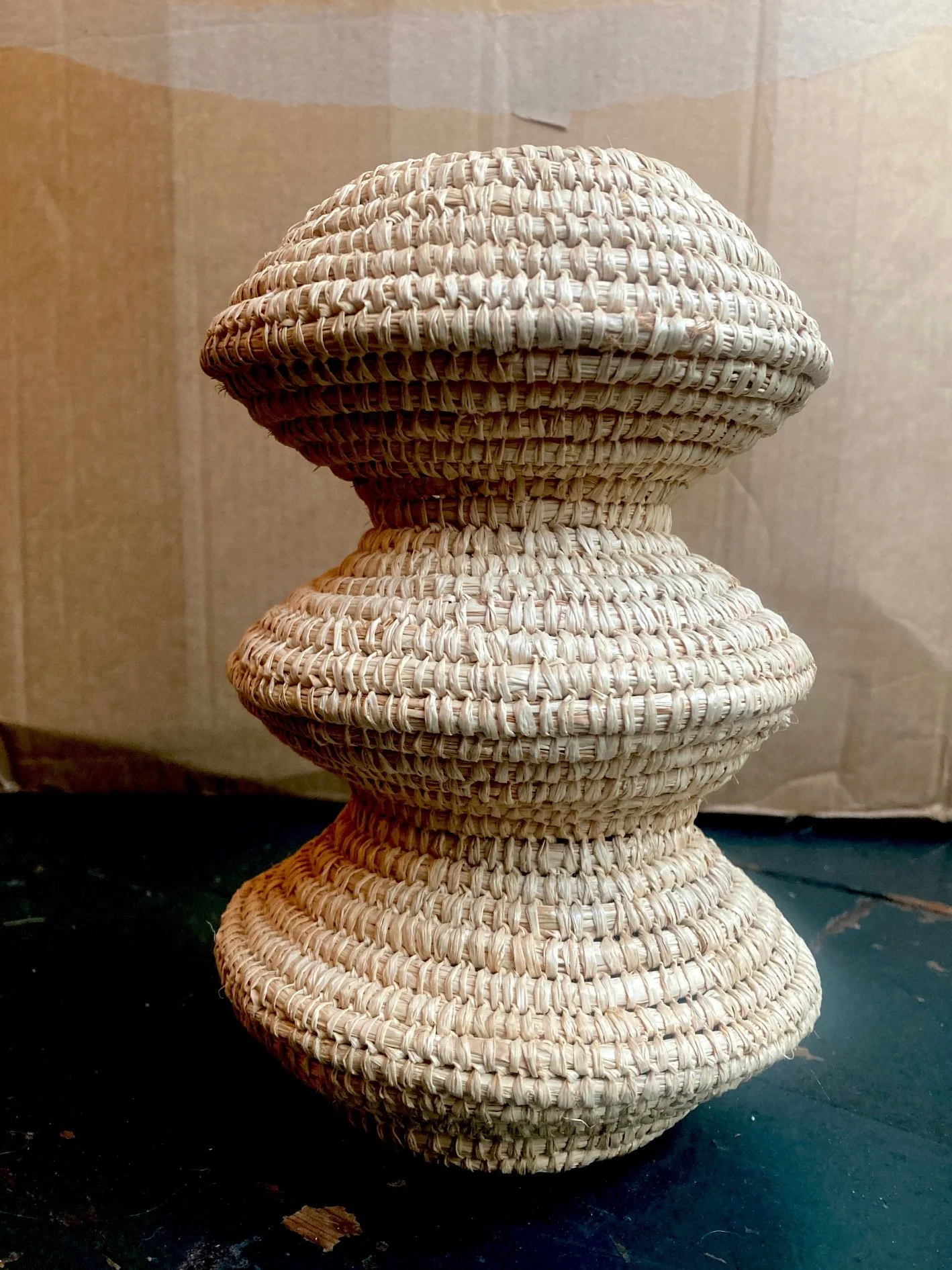 Kirsty Lowry, raffia basket