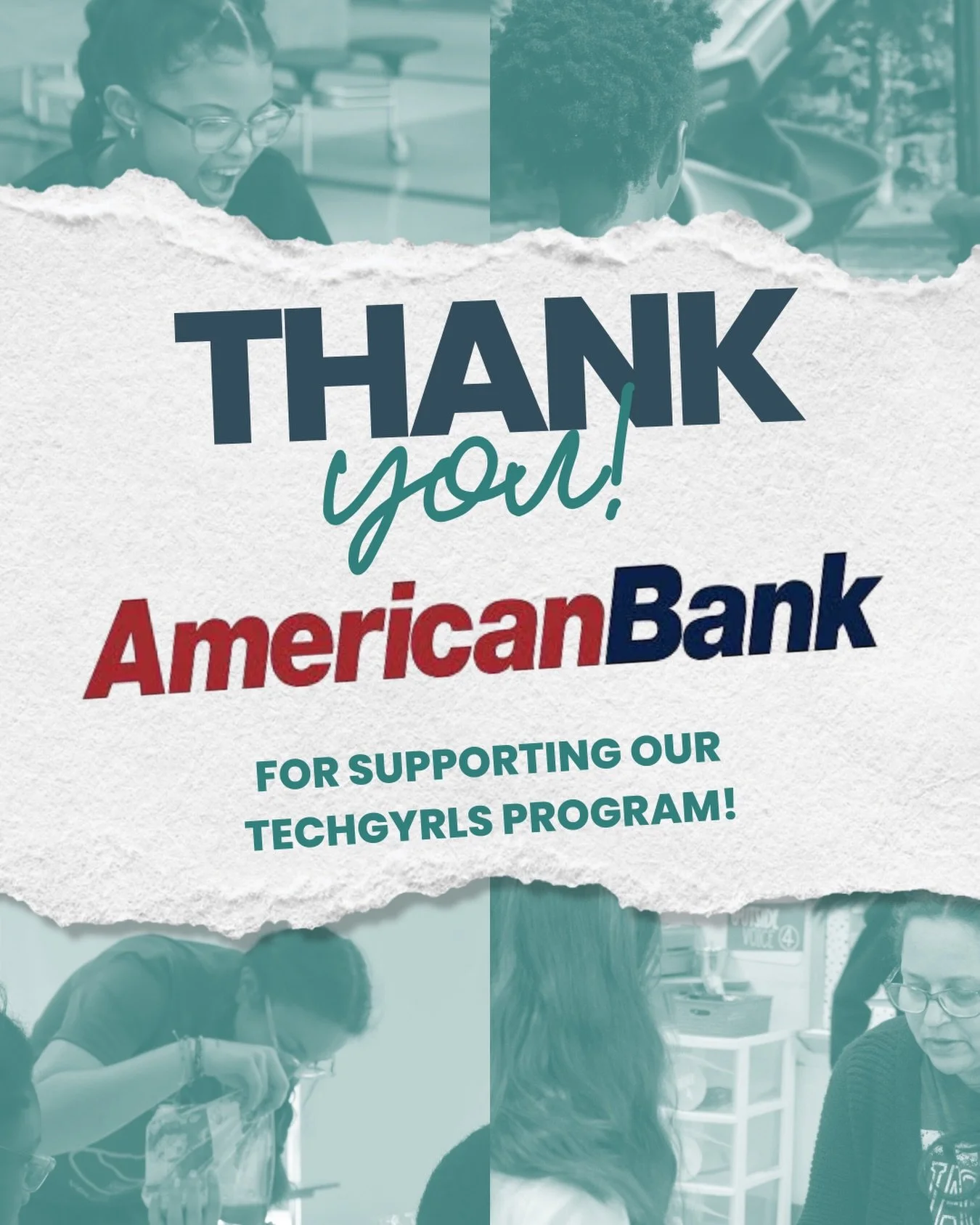 YWCA Bethlehem extends its sincere appreciation to @americanbankpa for its generous EITC contribution! 

During the 2024&ndash;2025 school year, TechGYRLS served 43 BASD elementary students. All participants reside within the City of Bethlehem, with 