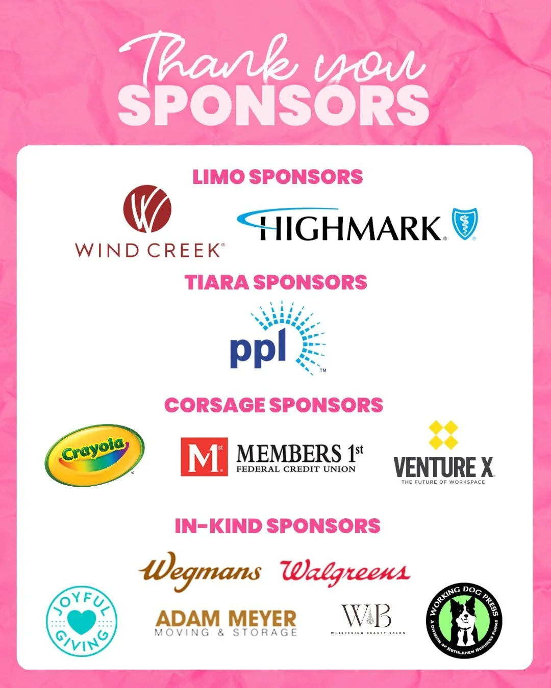 We are so grateful to our incredible sponsors for making this year&rsquo;s Prom Shop possible! 💫

Thanks to your contributions, our young folks found their perfect outfits and felt seen and celebrated!!!

A special thank you to our Limo Sponsors, Wi
