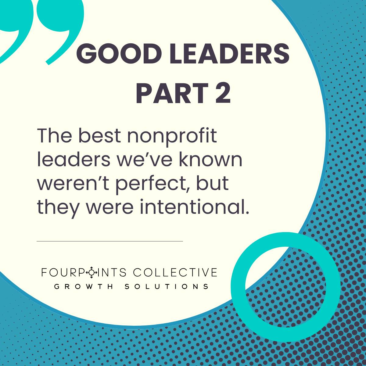 Great Nonprofit Leaders: How to be one, and how to become one
