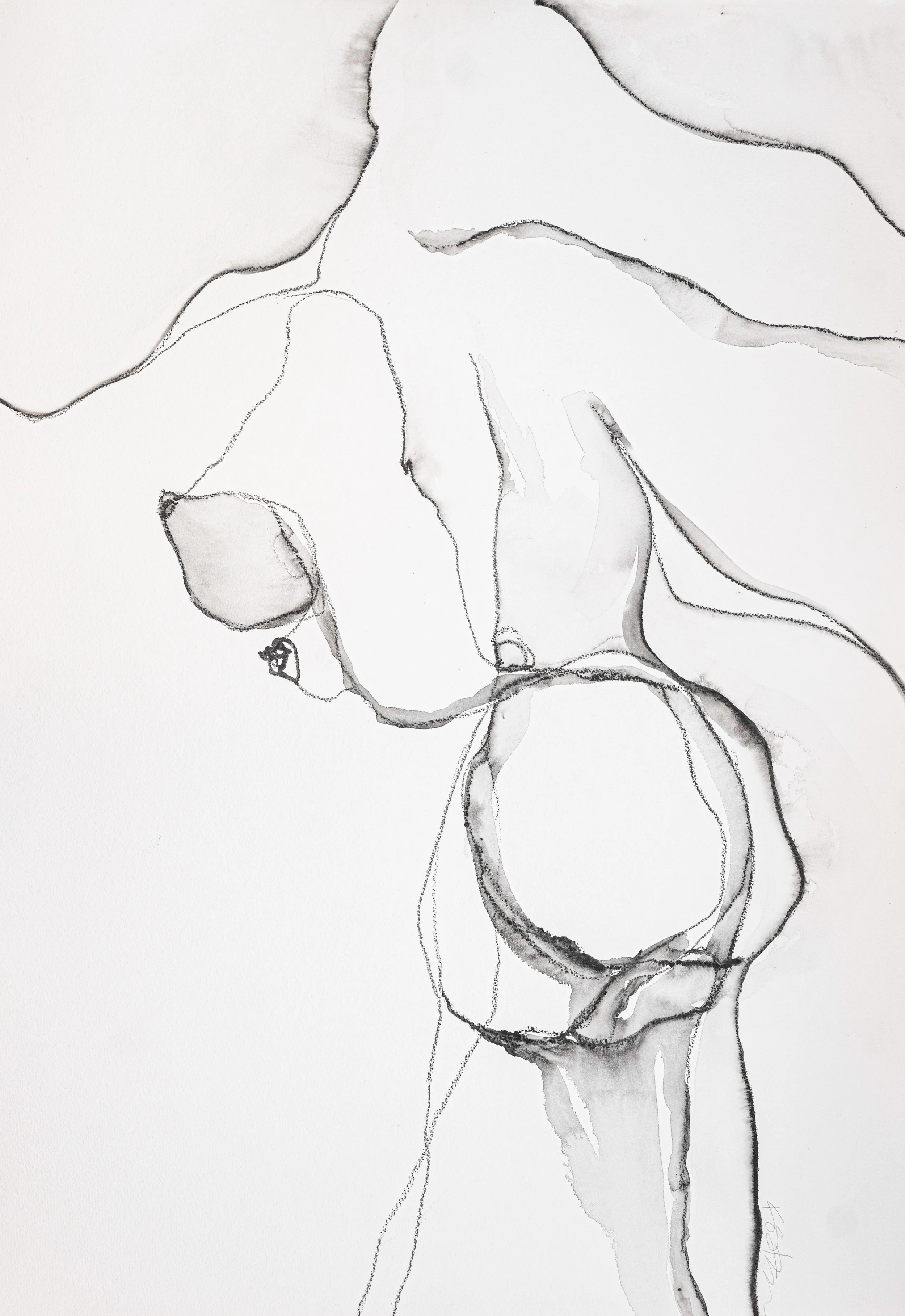 Lydia, 2026. Water soluble graphite on paper 29 1/2" x 30"

$350.00