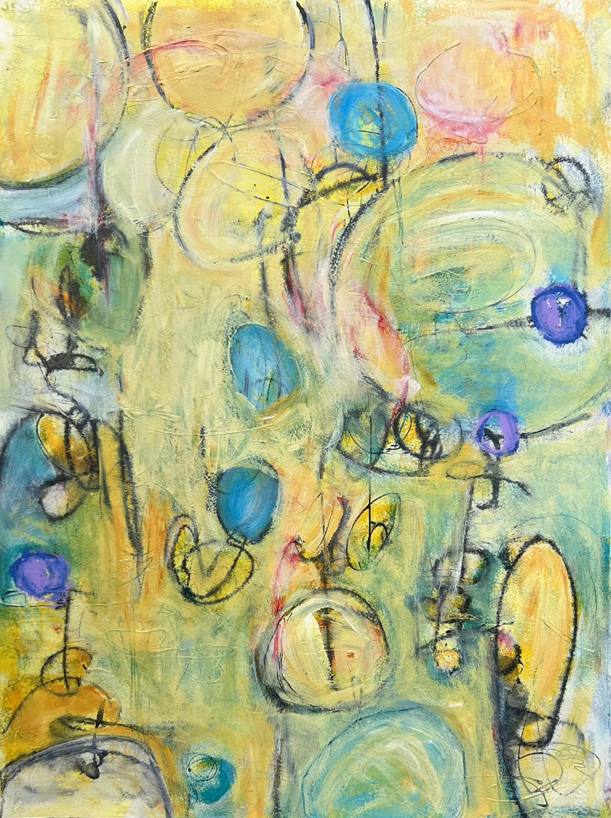 August Twilight, 2025. Acrylic and oil pastel on paper. 22" x 30"

$450.00
