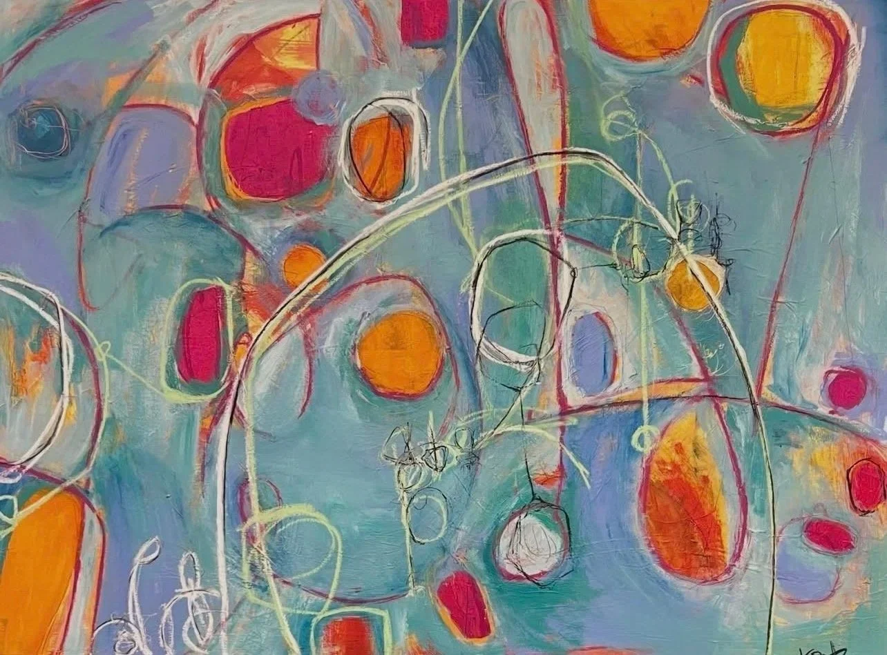 It's Buried, 2026. Mixed media on canvas 
36" x 48"

$3,000.00