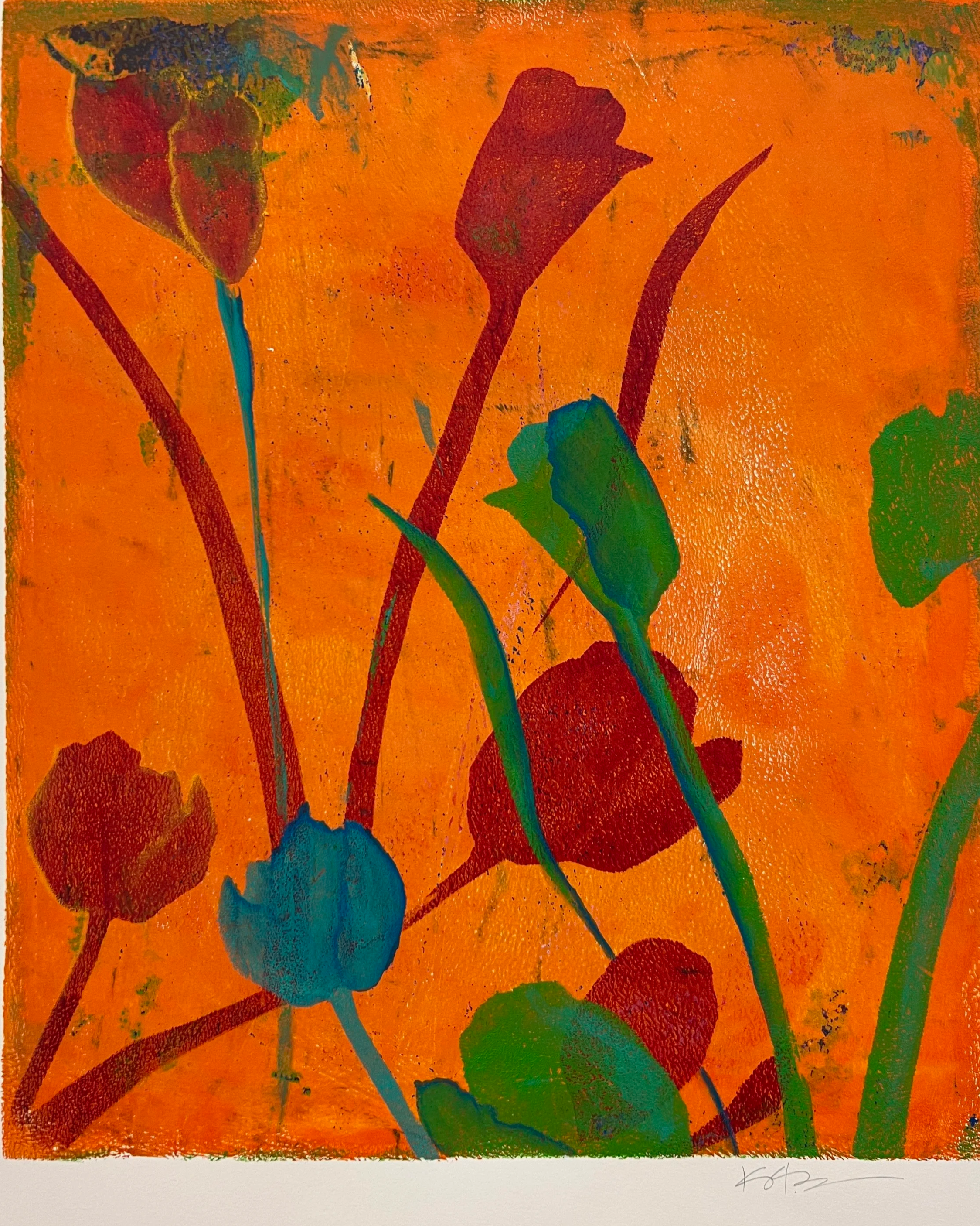 Tulips, 2025. Mixed media on paper,
11" x 13"

$225.00