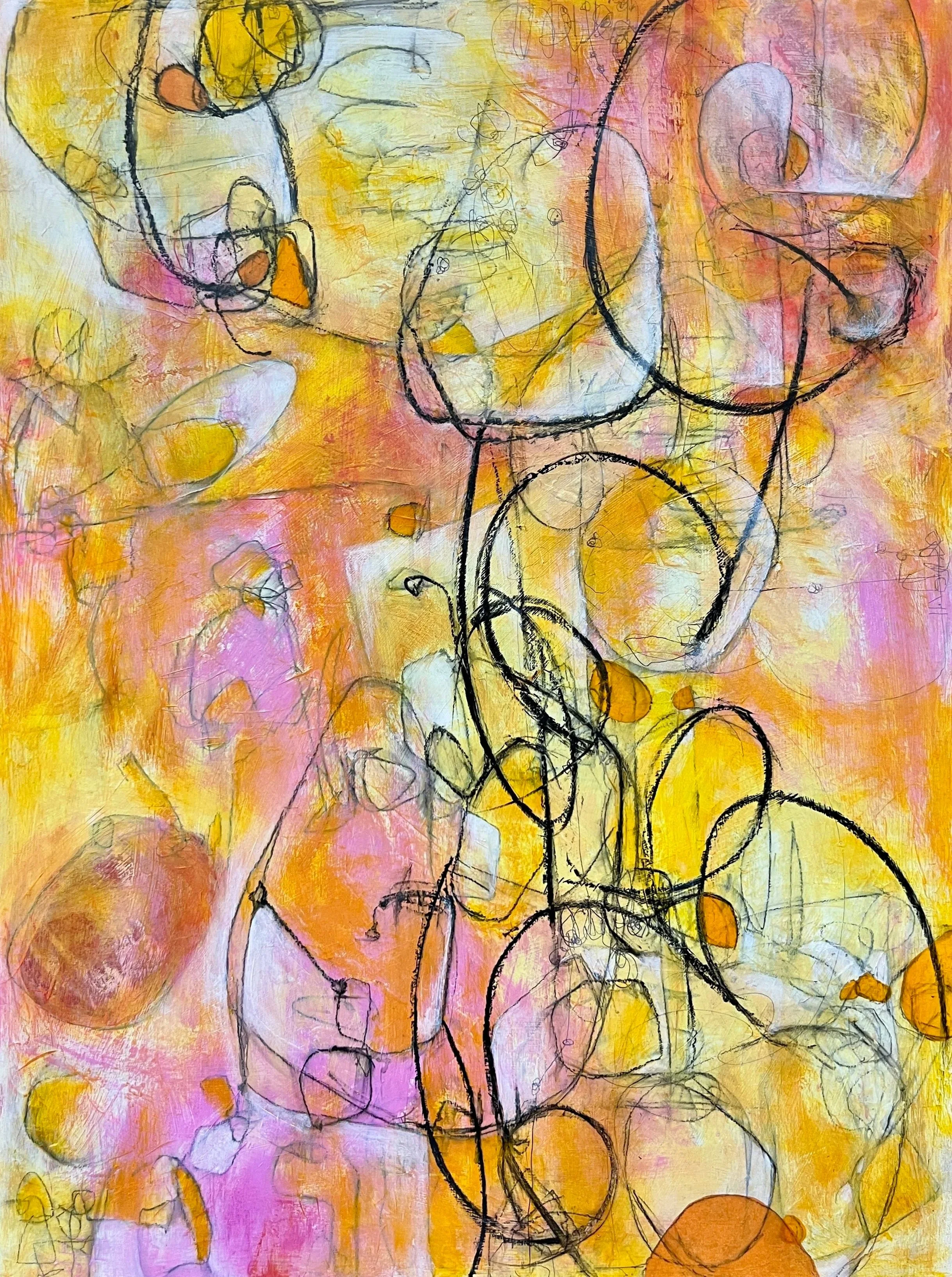 Evidence of Her Affliction, 2026.  Mixed media on wood panel
30" x 40"

$2500.00