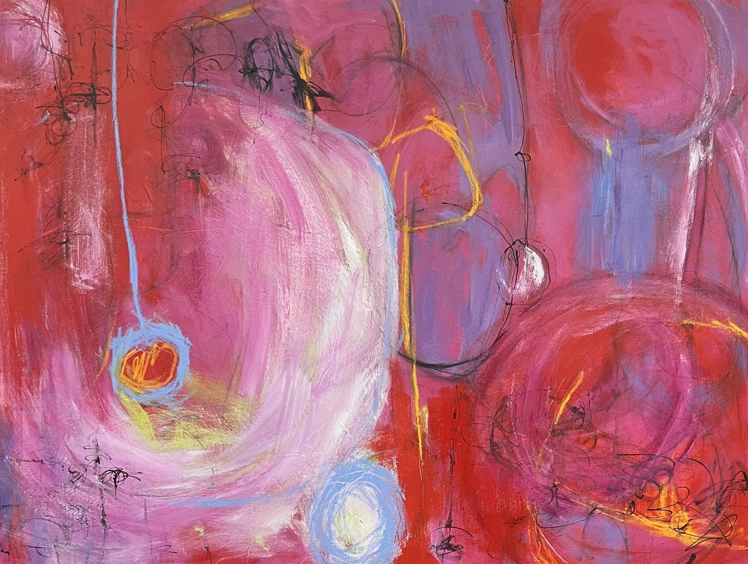 It Was a Thursday, 2026. Acrylic and mixed media. 36" x 30"

$2,700.00