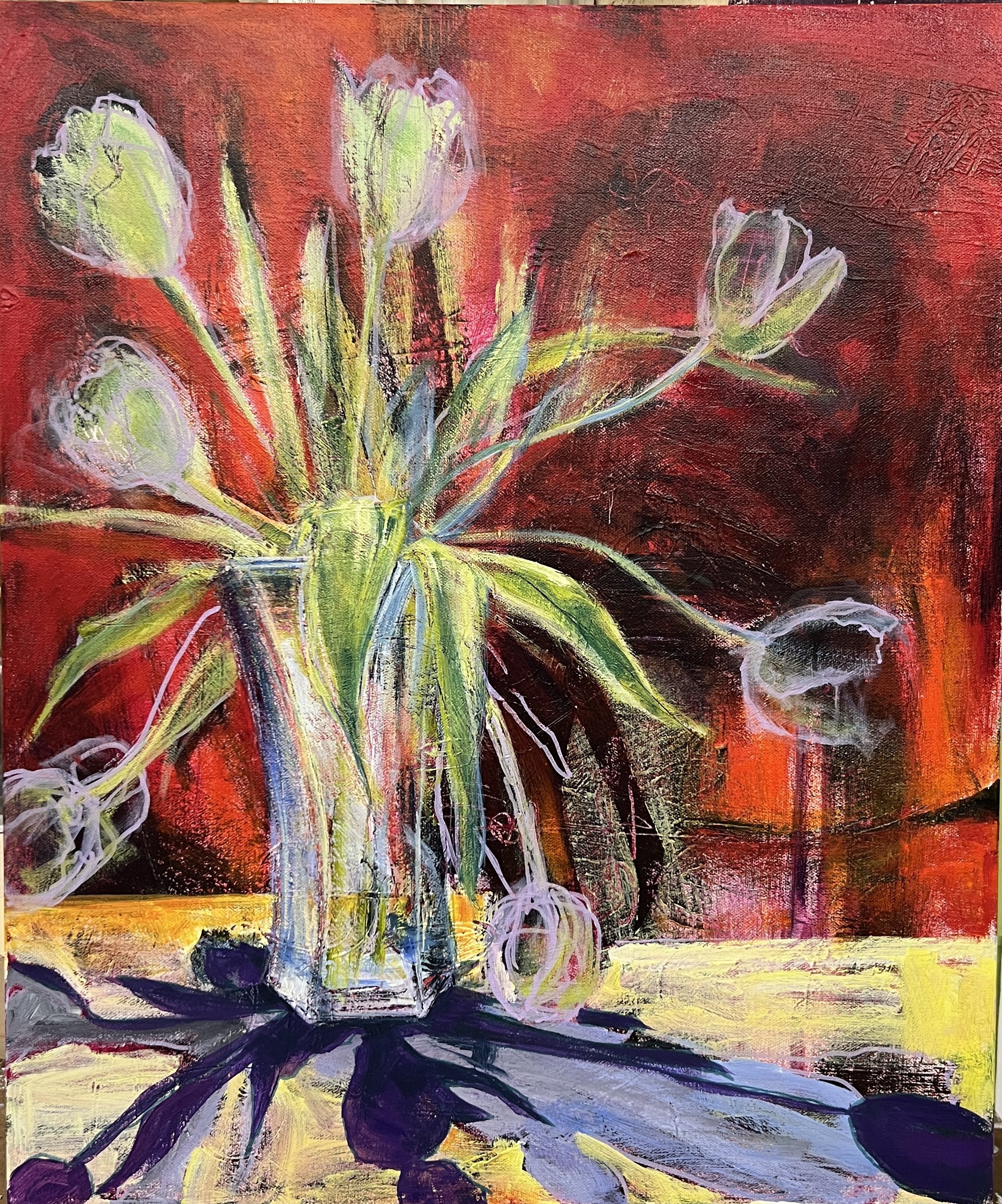 Untitled, 2025. Acrylic on canvas -
20" x 24" x 2"
$525.00