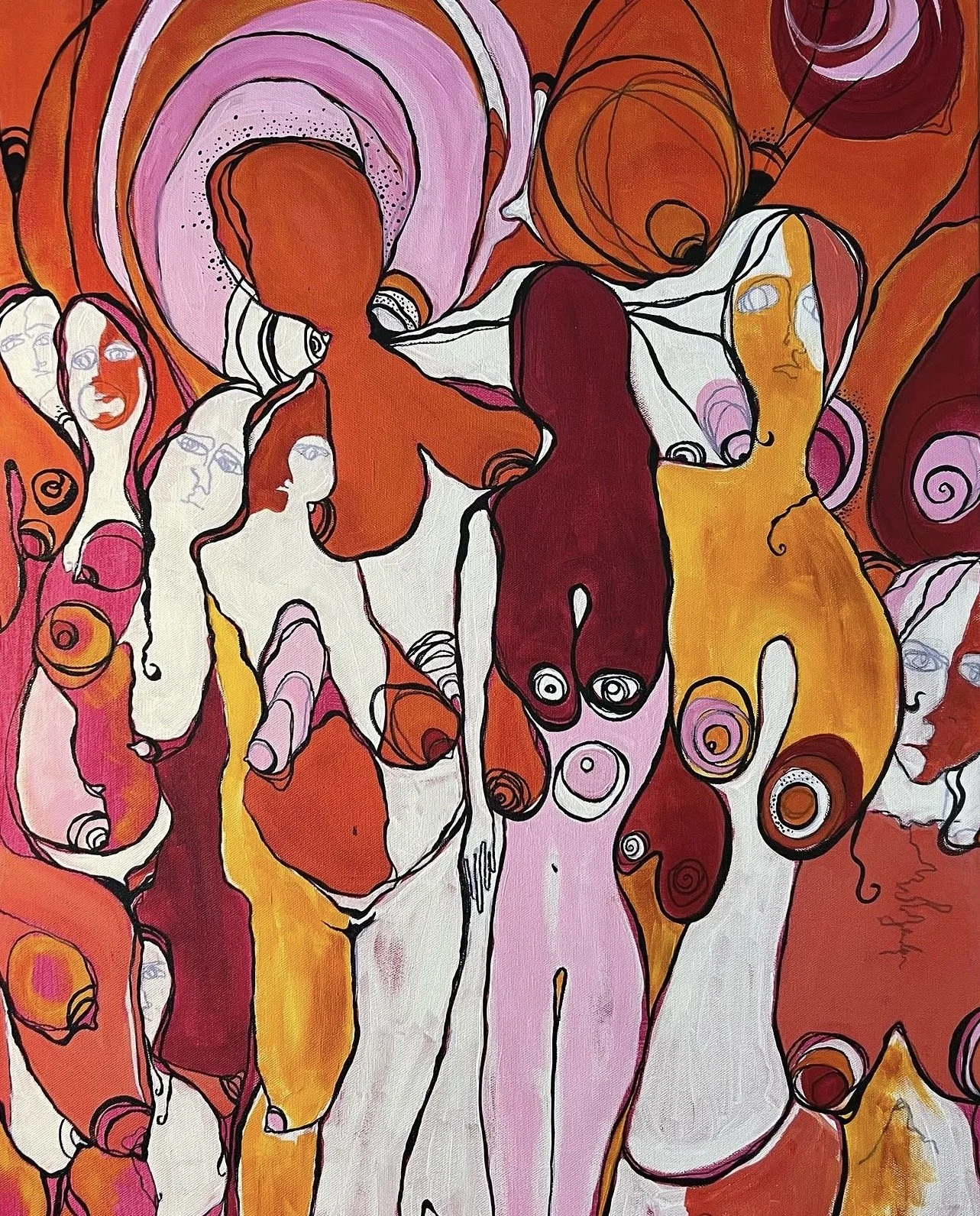 As We Are, 2023.  Acrylic on Canvas, 36"x24"

$800.00