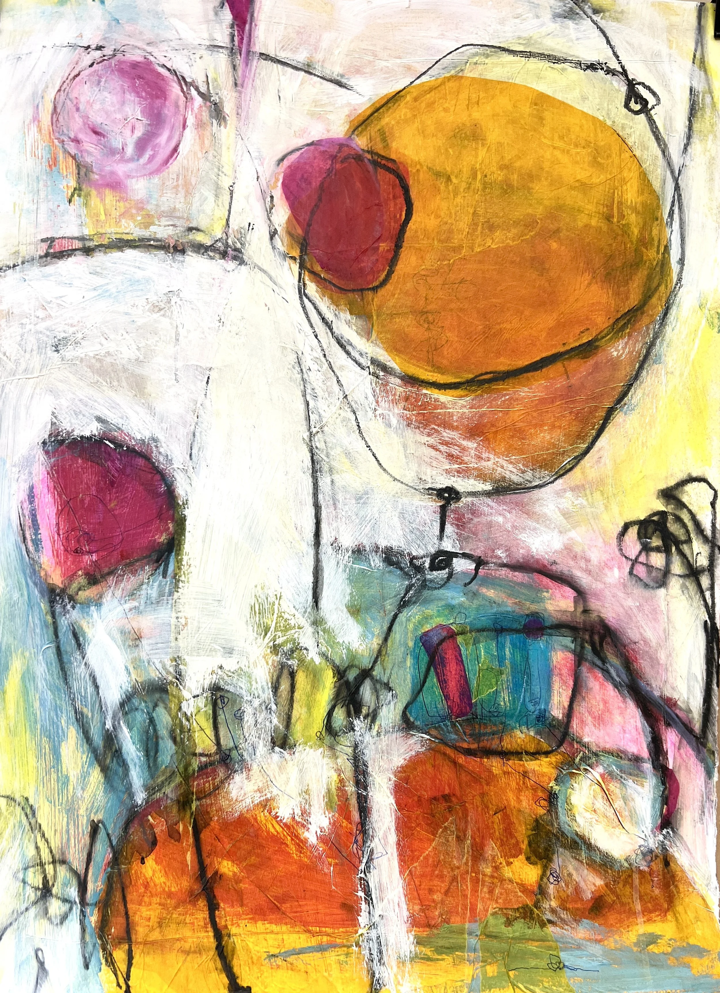 Particles of Ether, 2026. Mixed media on paper. 
22" x 30"

$450.00