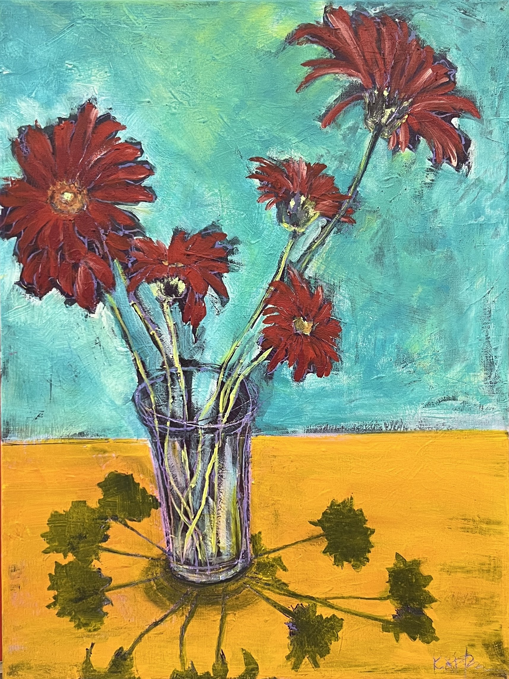 Please Water, 2026.  Acrylic on canvas - 
24" x 18" 

$625.00