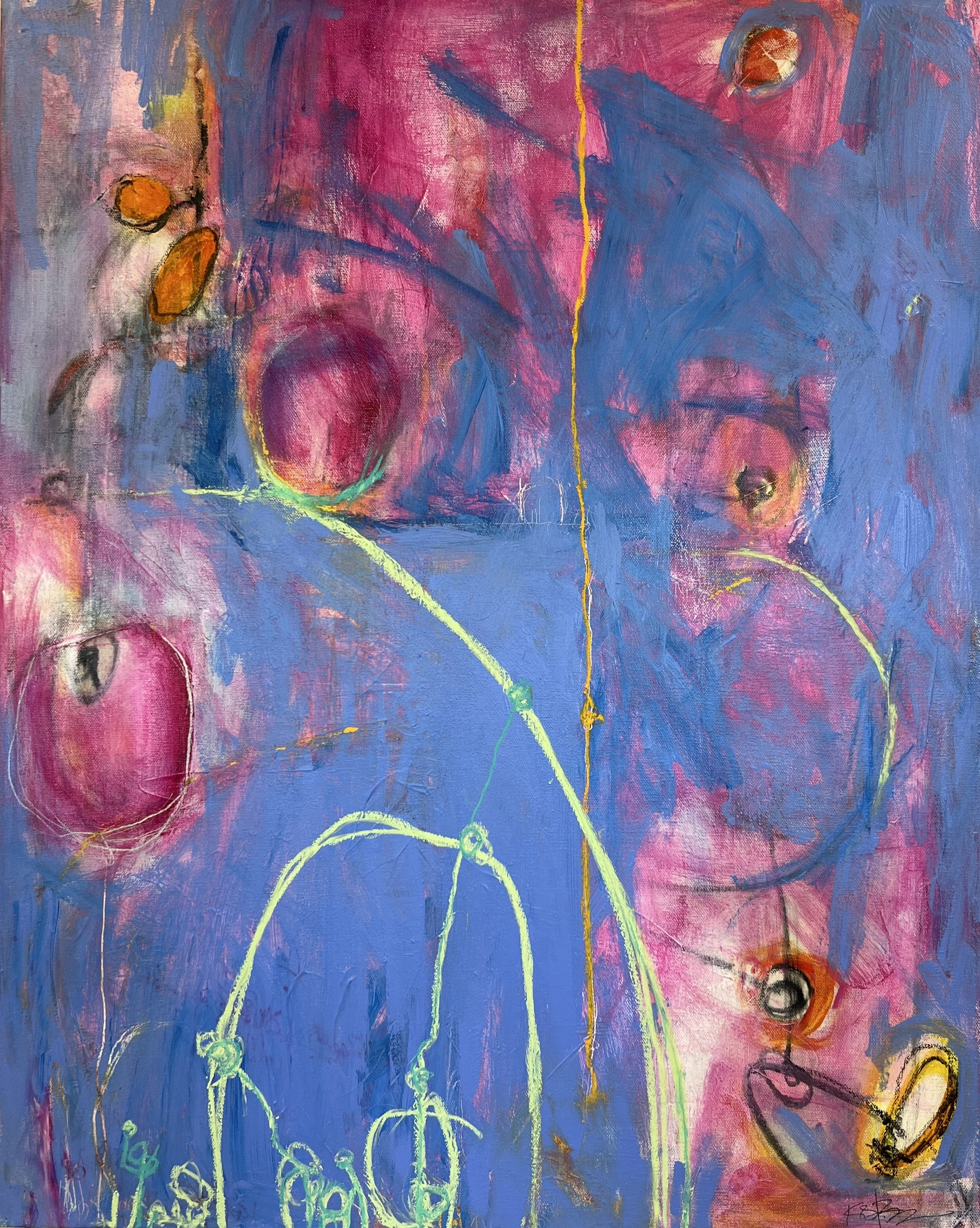The Sound of My Thoughts, 2026.  Mixed media on gallery wrapped canvas 
24" x 30"

$650.00