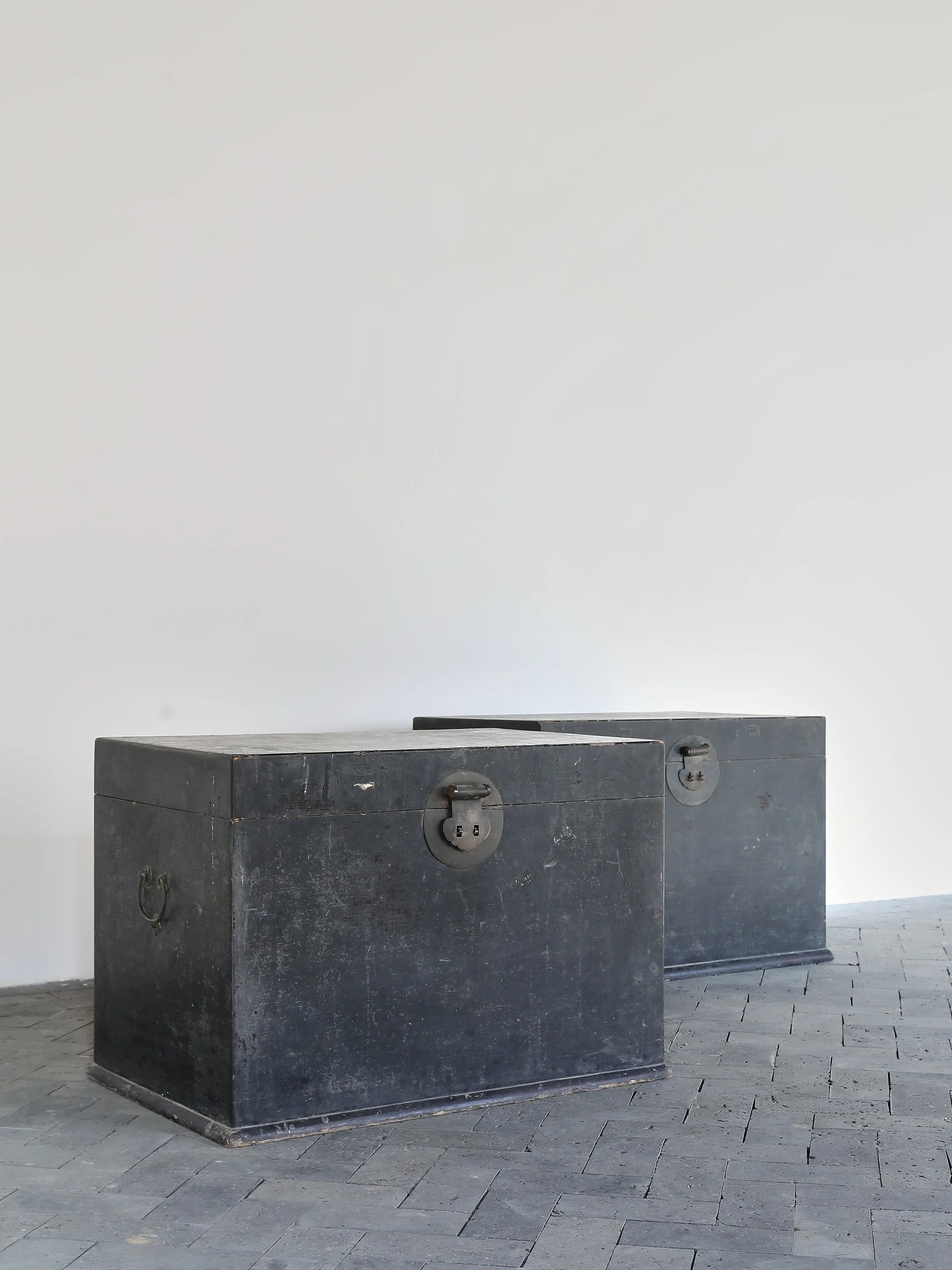 antique chinese chest a pair