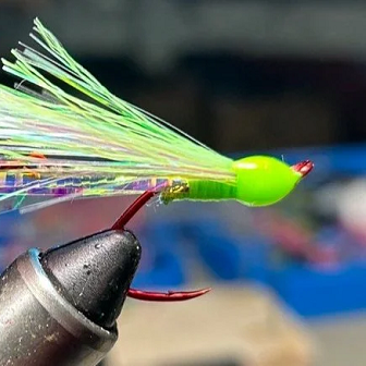 #3-S Chartreuse Sockeye Fly