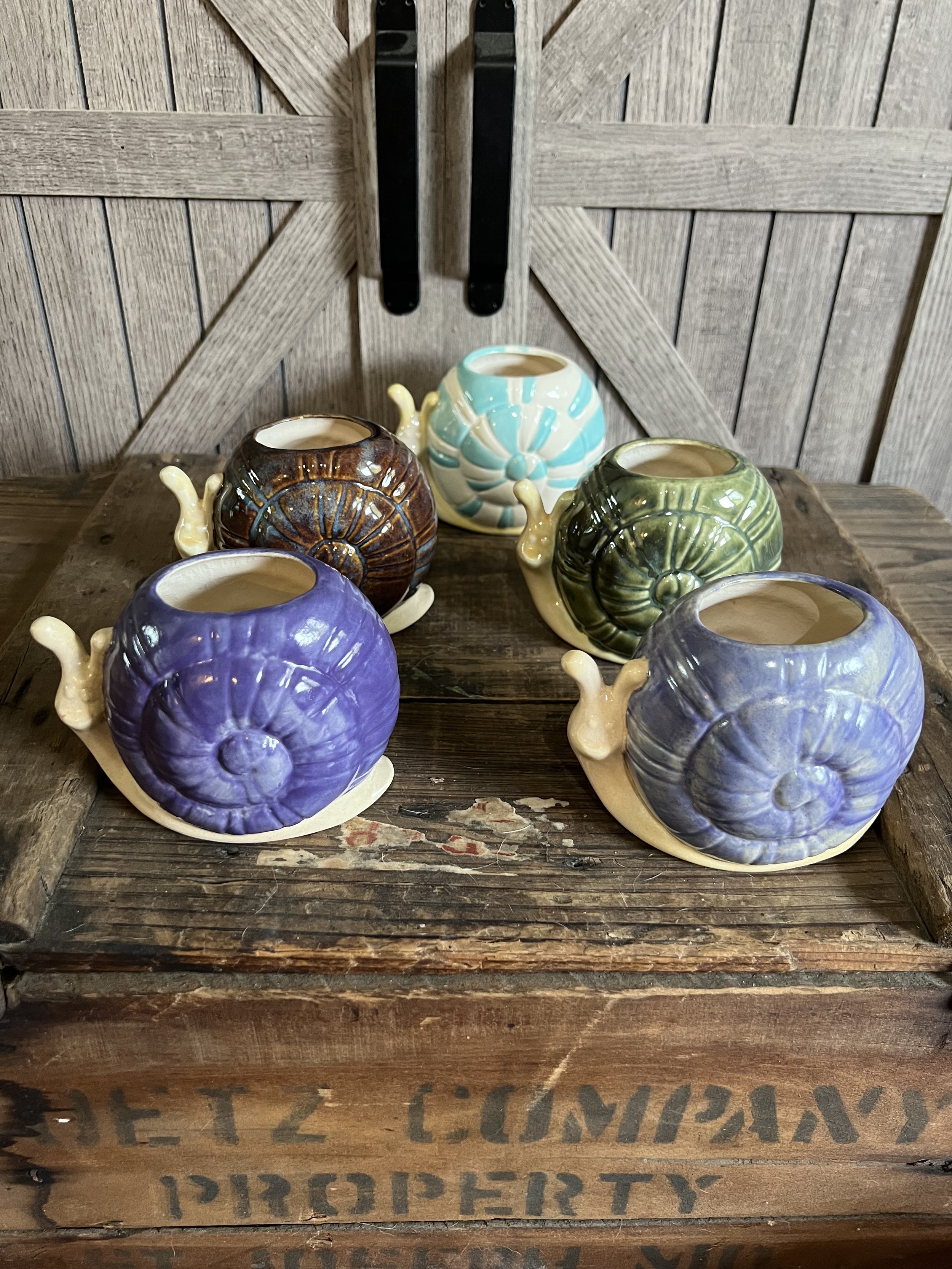Snail Planters
