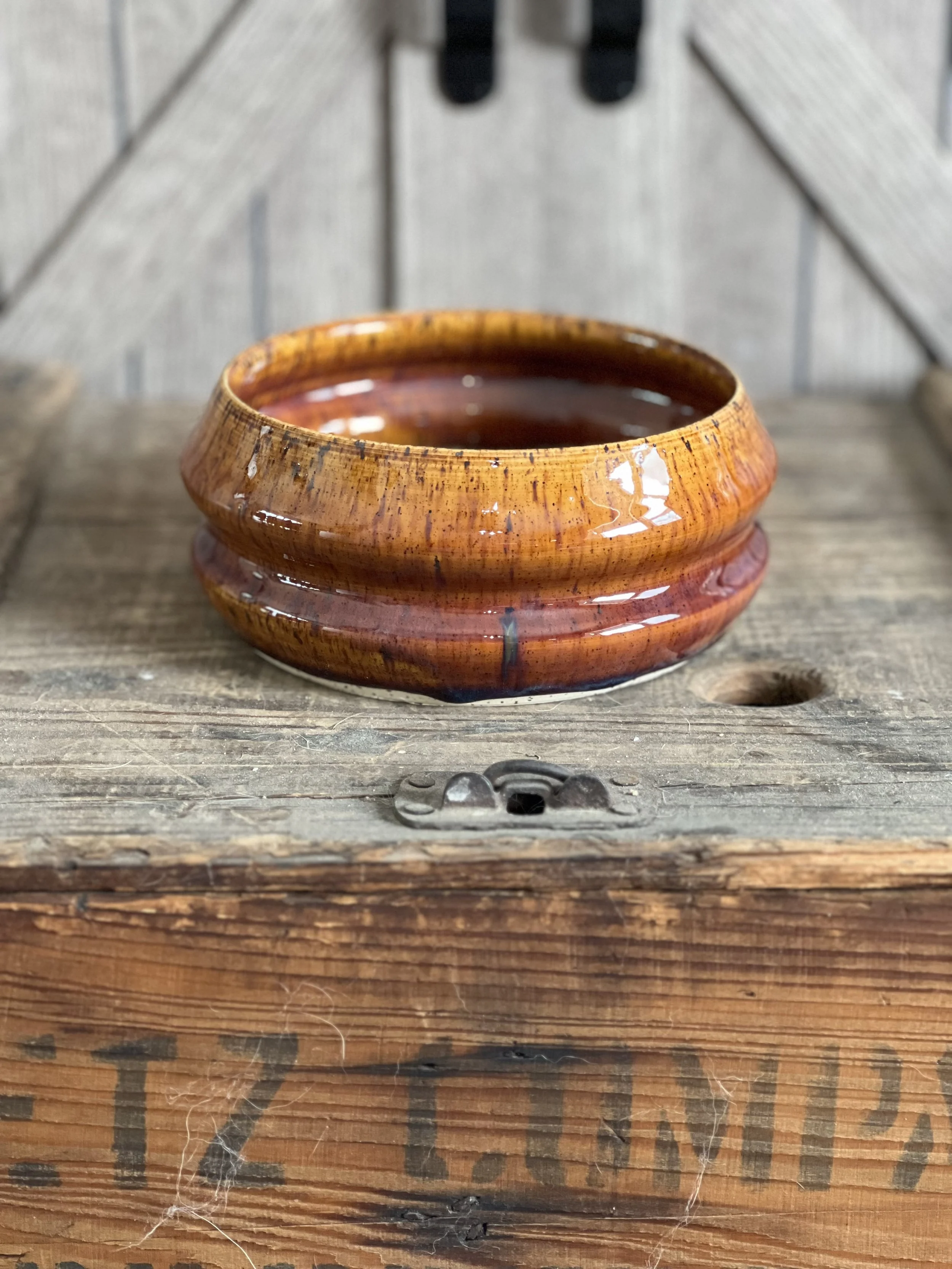 Funky Retro Glaze Planter