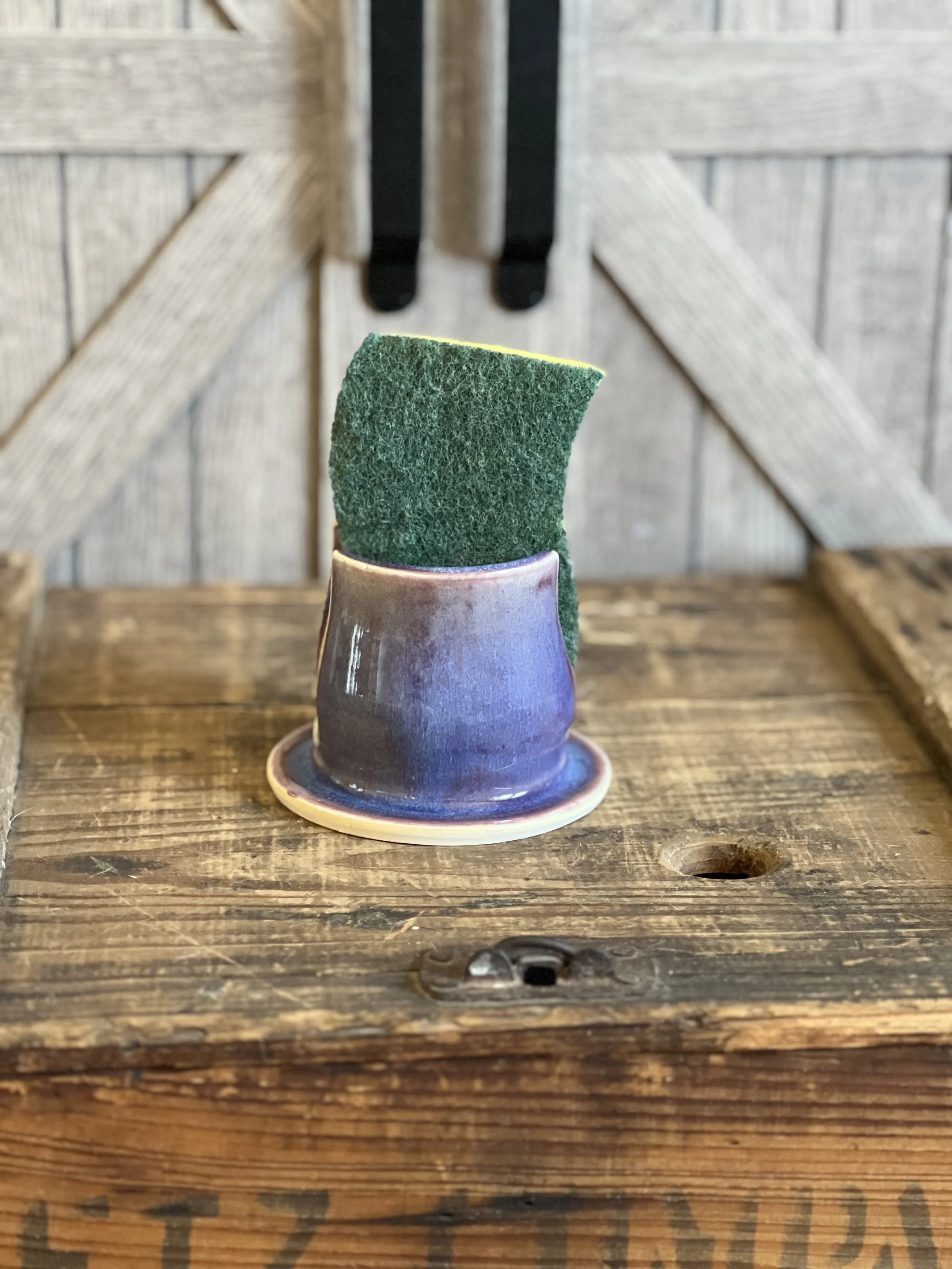 Whimsical Floating Purple Sponge Perch