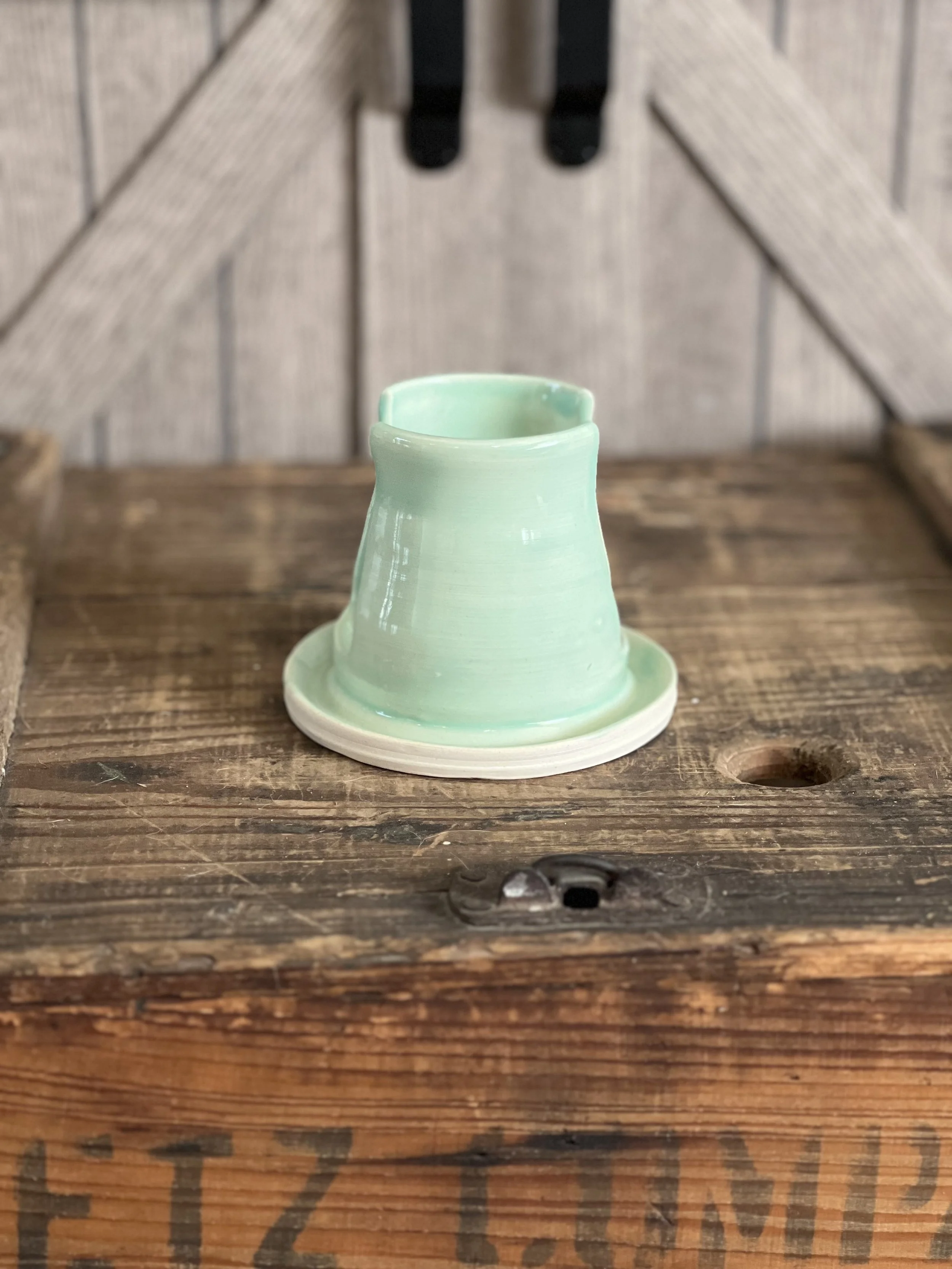 Sea Glass Green Sponge Perch