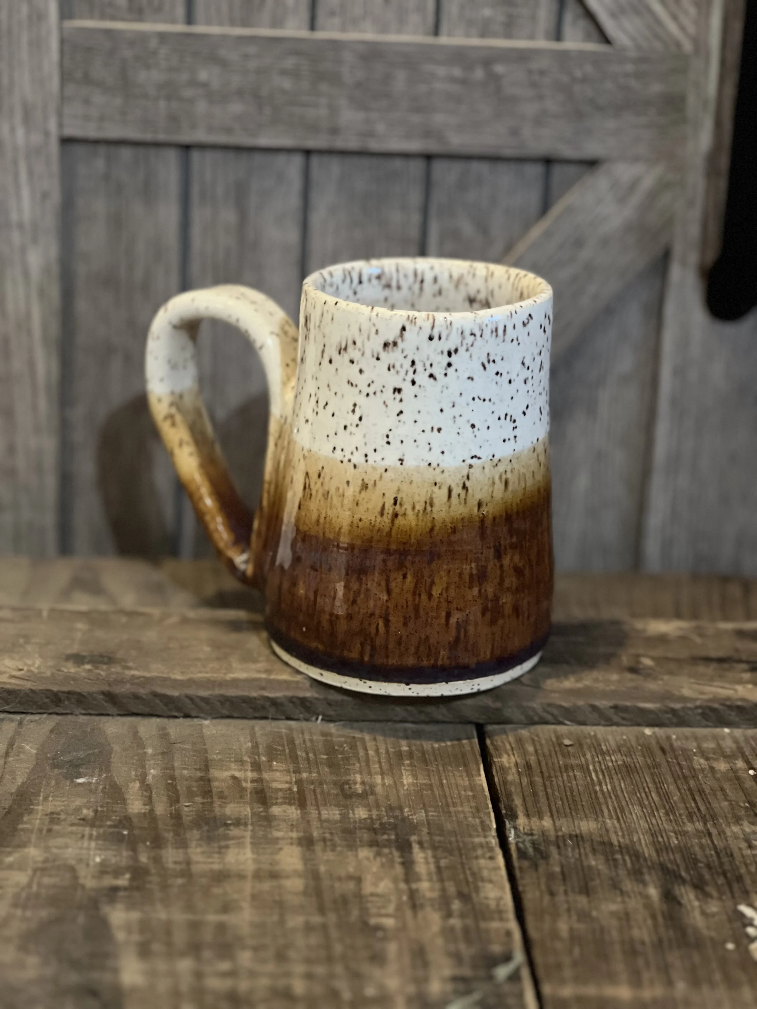 Retro Speckled Stoneware Mug
