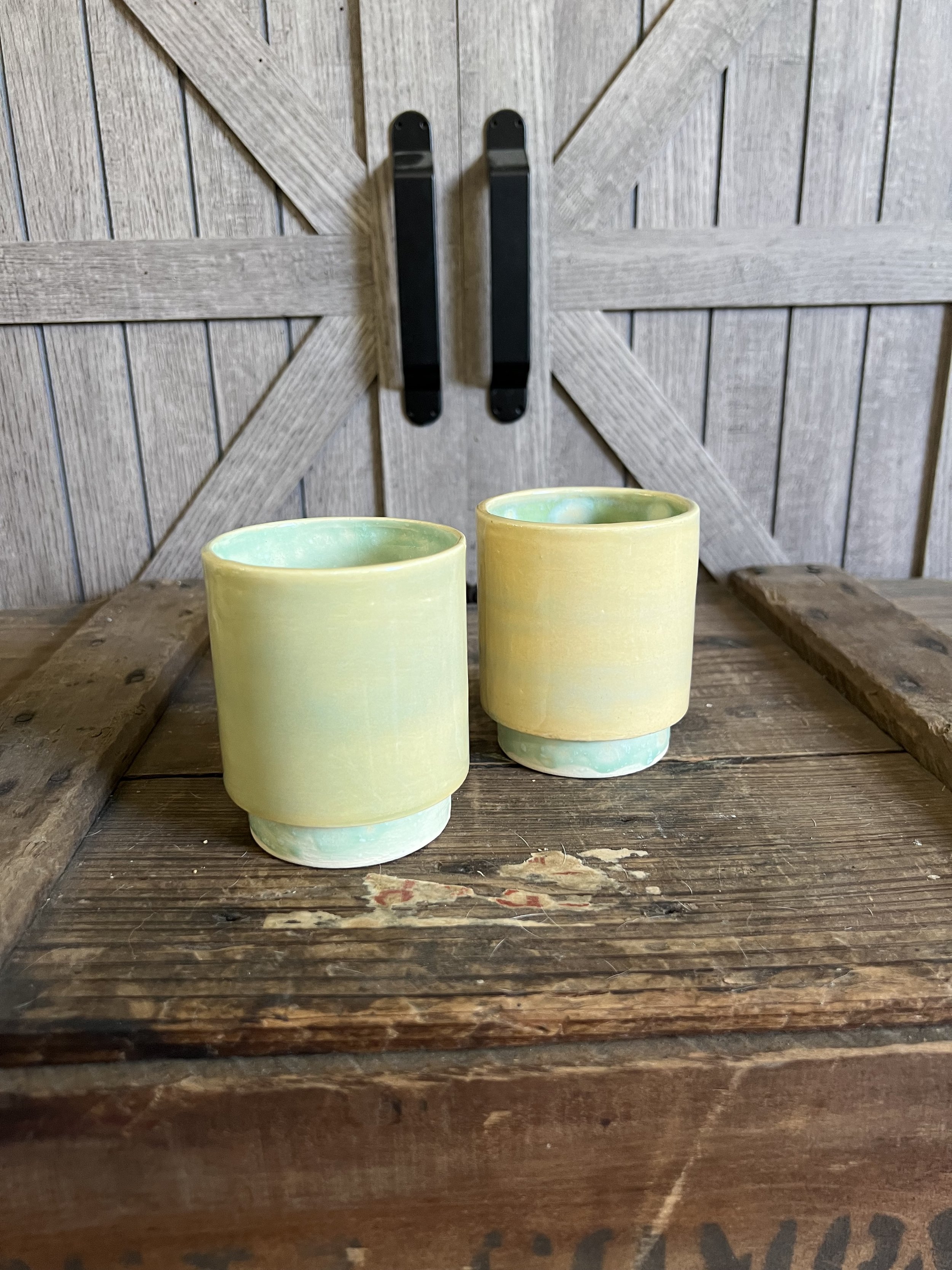 Slipcast Ceramic Cocktail Tumblers