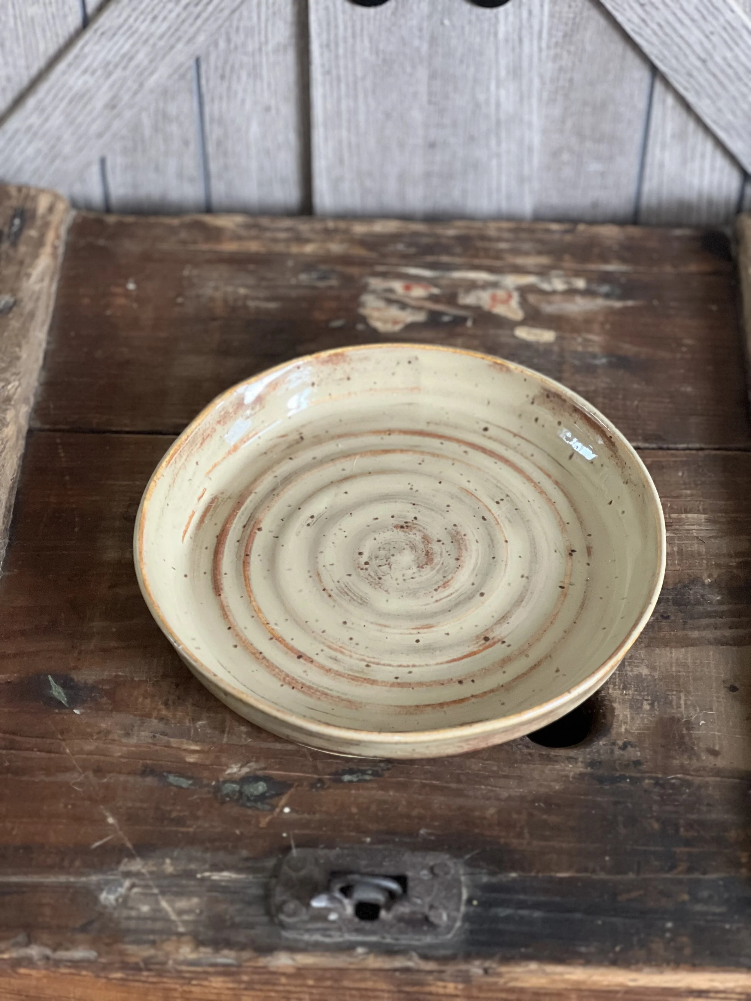 Opalescent Snack Plate of Whimsy