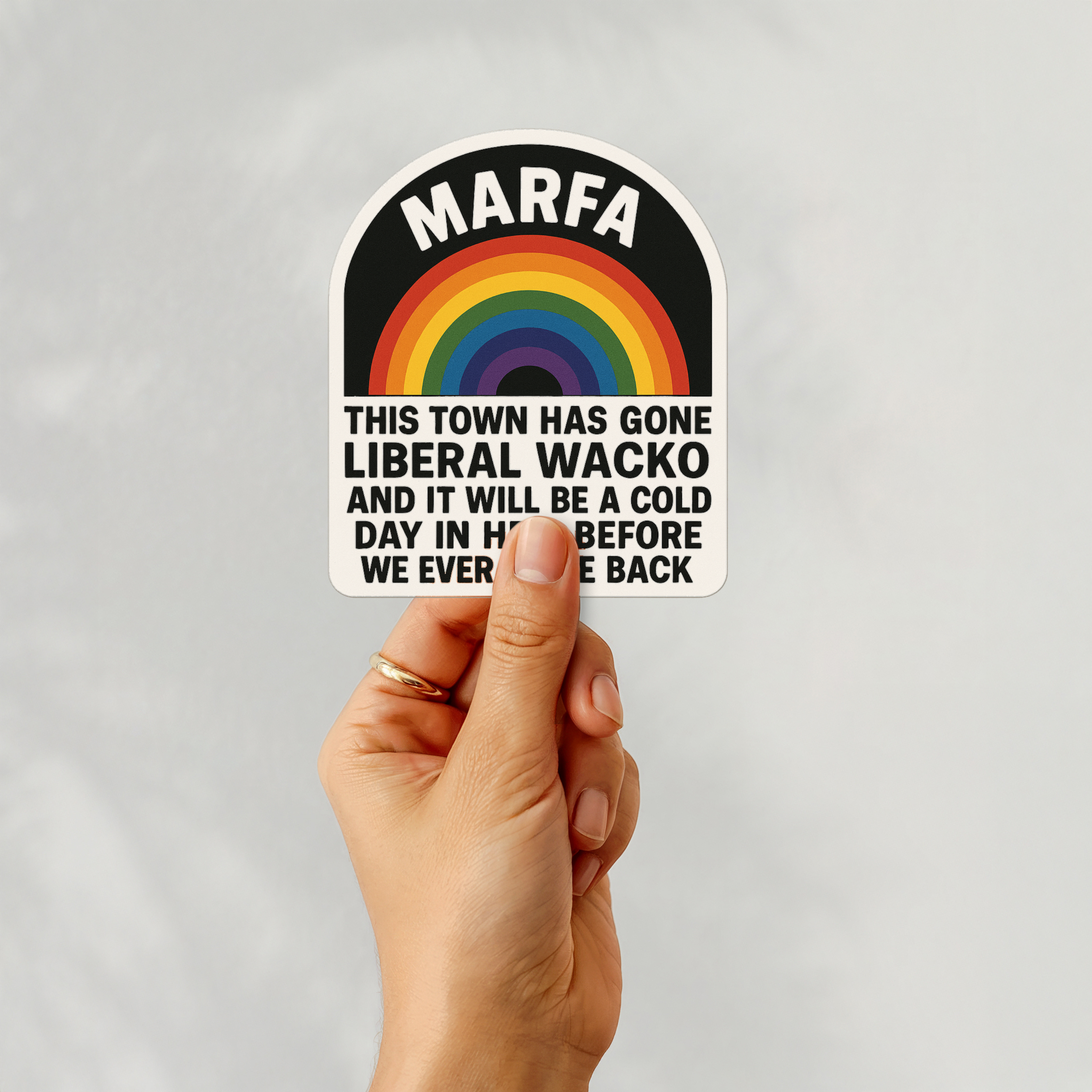 Liberal Wacko Sticker