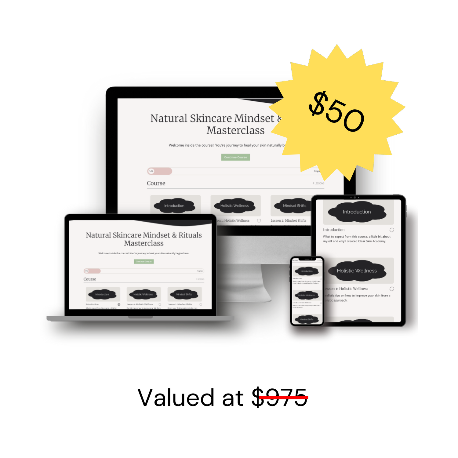 Natural Skincare Mindset and Rituals Masterclass — Clear Skin Academy