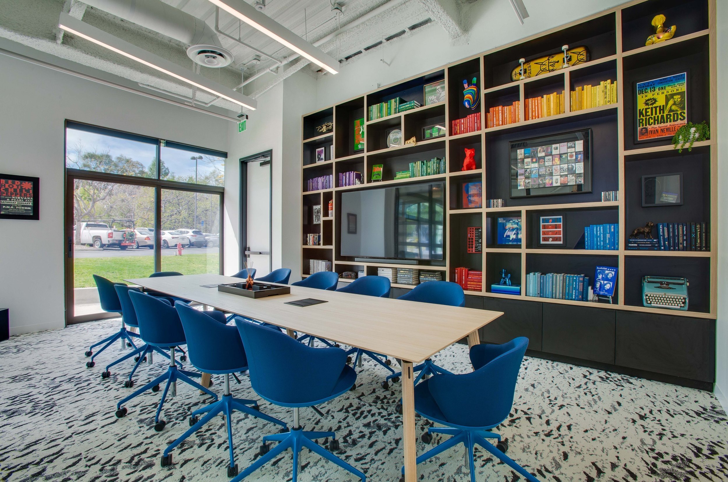 Contemporary conference room and amenity space