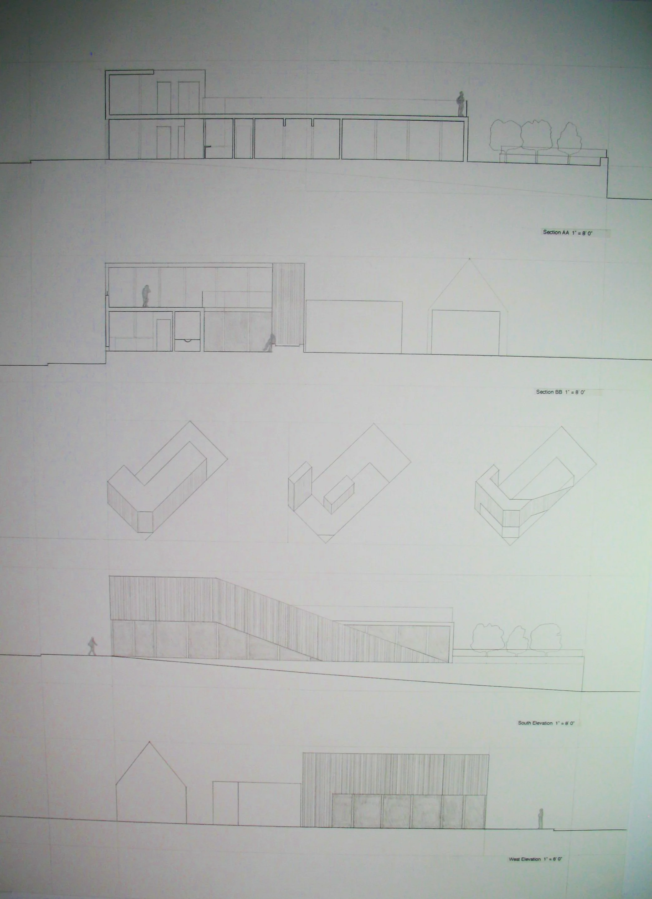 sections and elevations
