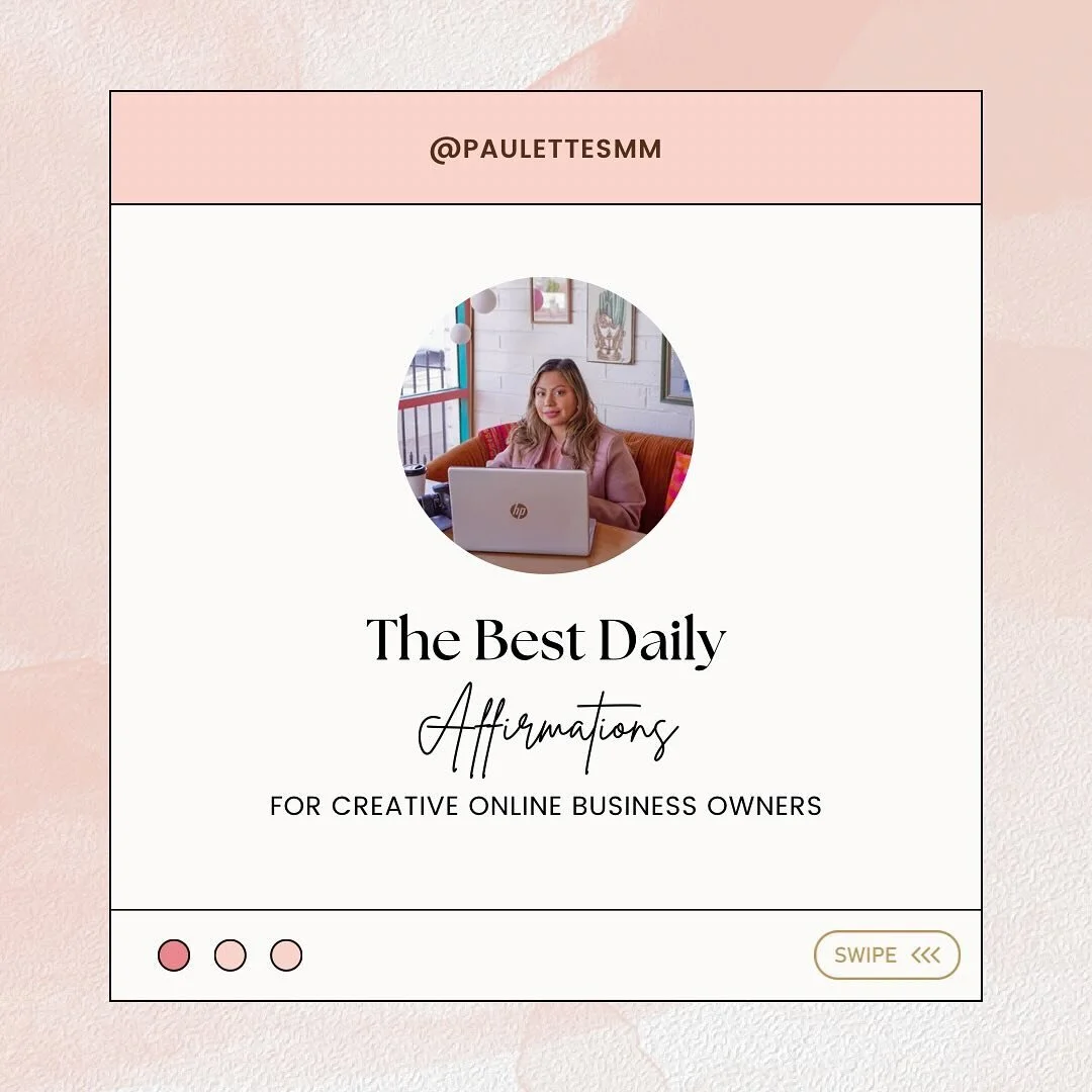 Dear Creative Online Business Owners,
Sometimes we find ourselves in our feelings, or feel like running a business can be tough and overwhelming. I am here to support you through this journey and I&rsquo;m rooting for you to be successful in your bus