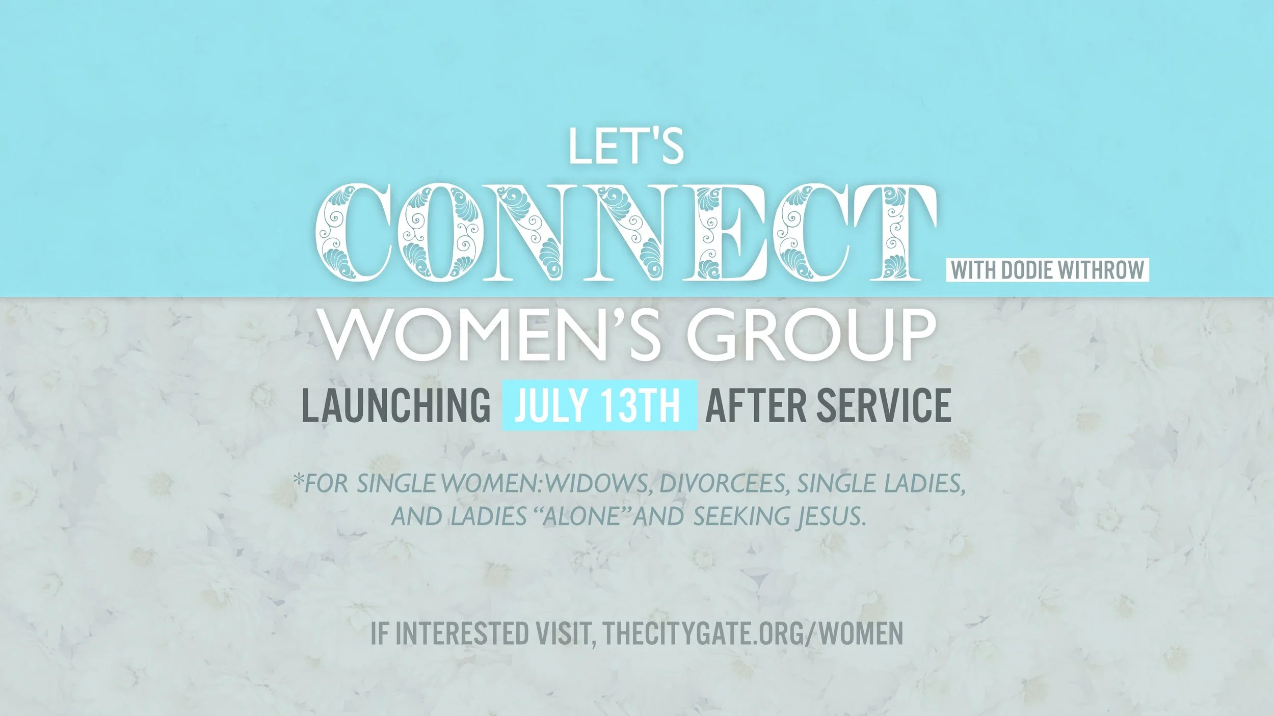 Single Women - Let's Connect