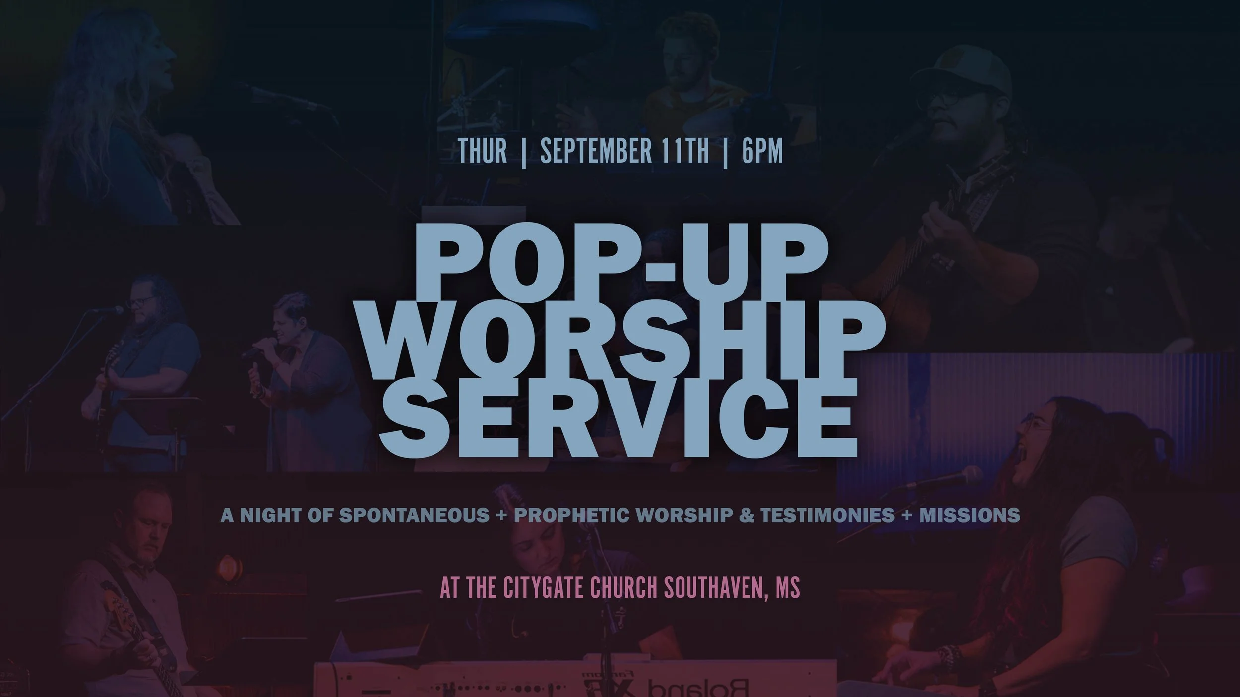 Prophetic Worship Pop-Up