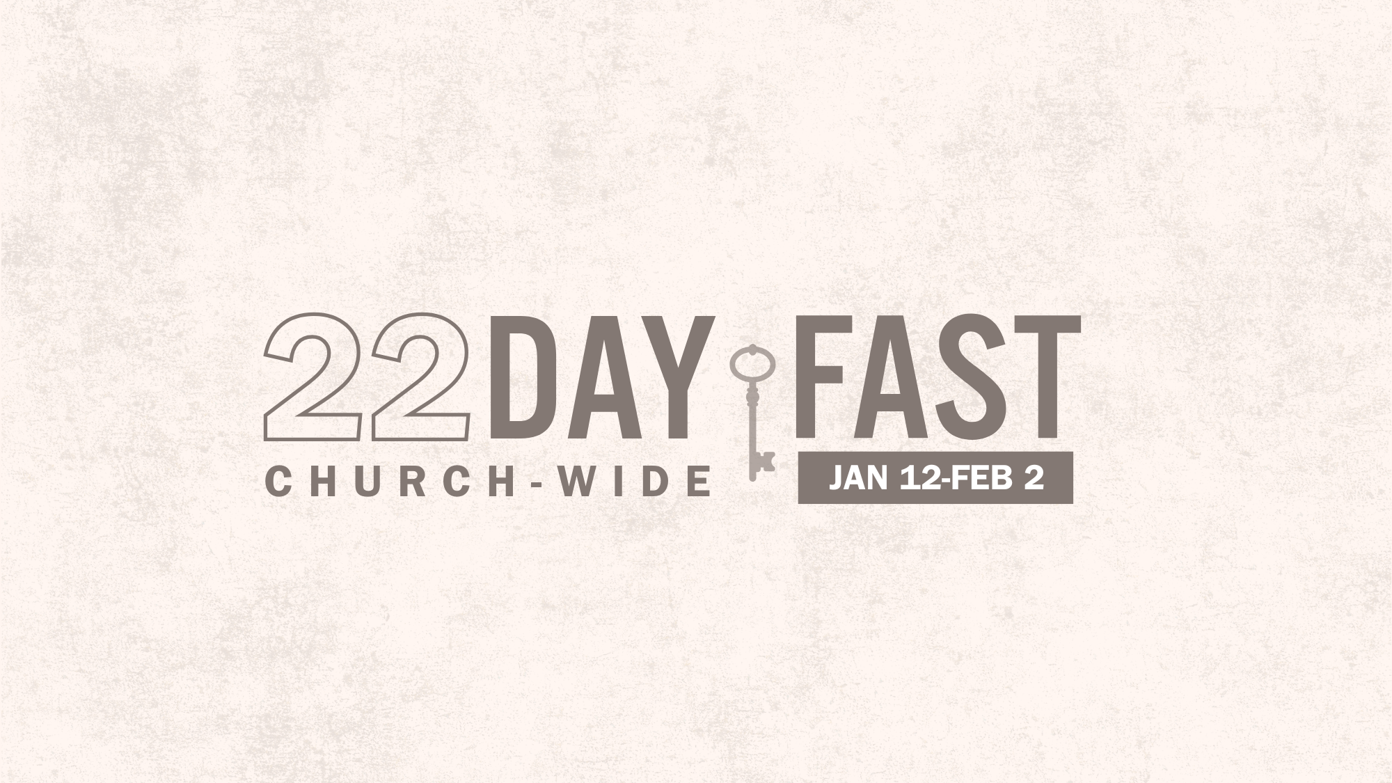 CHURCH-WIDE FAST