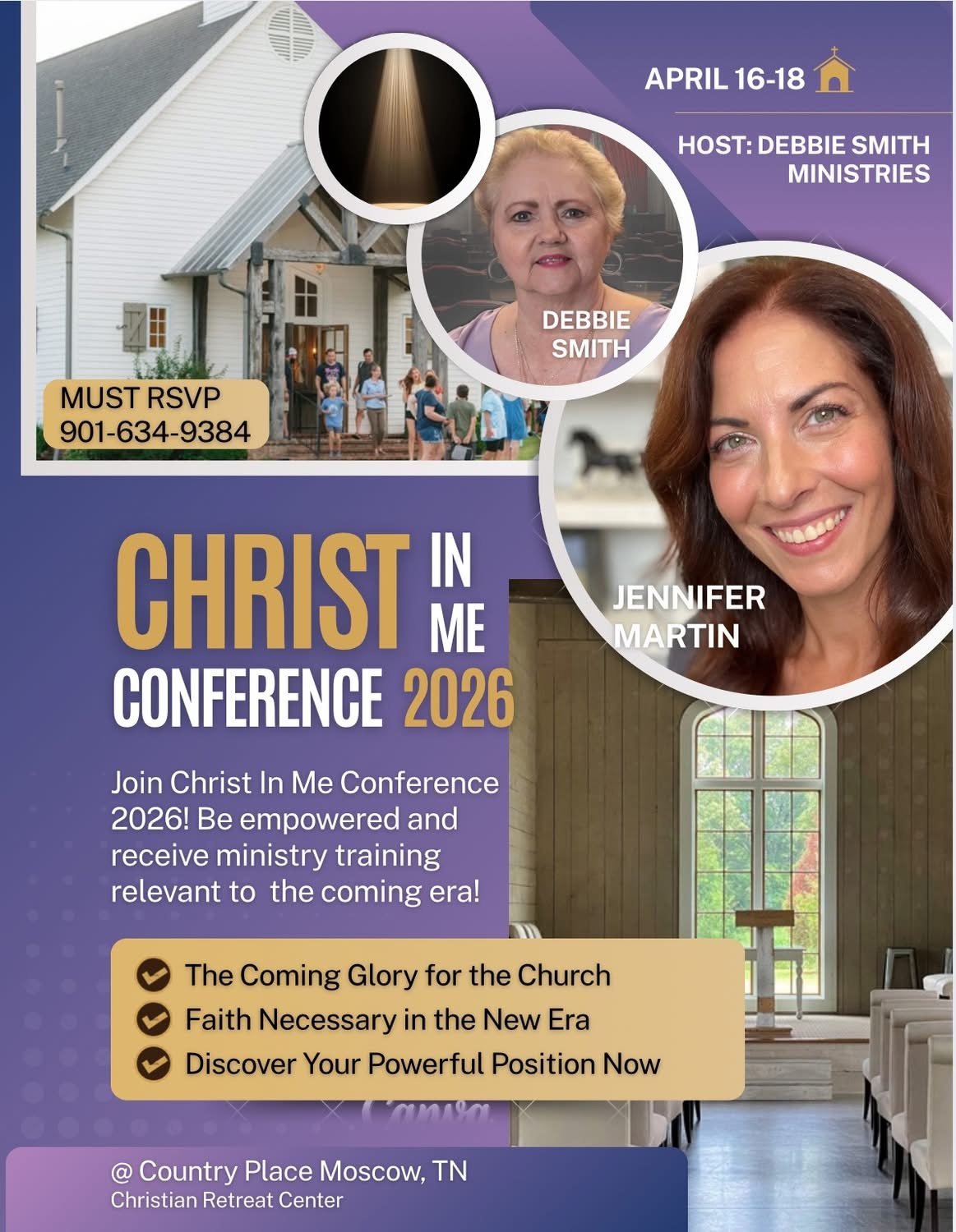2026 Christ In Me Conference with Debbie Smith