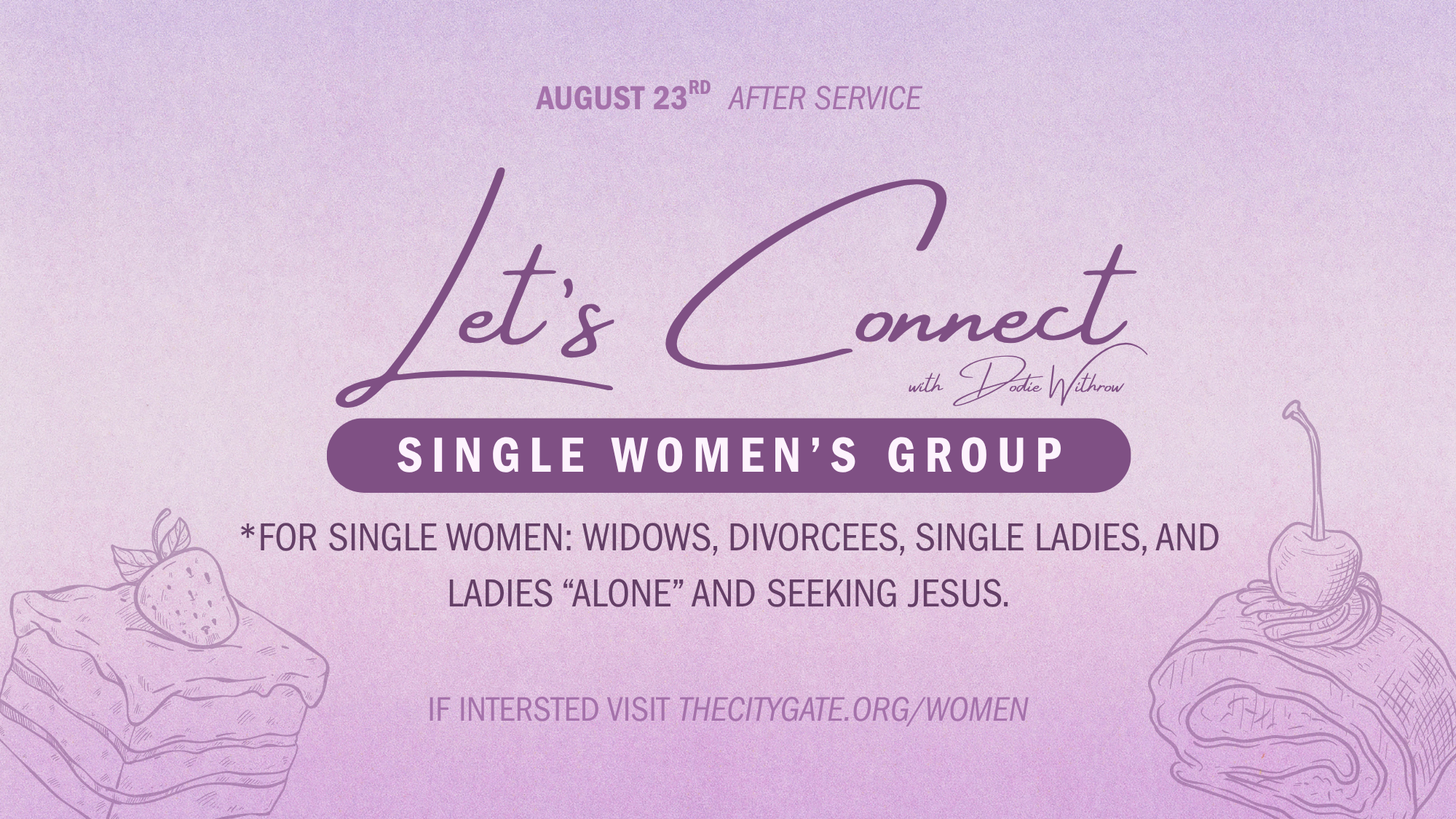 Single Ladies - Let's Connect 
