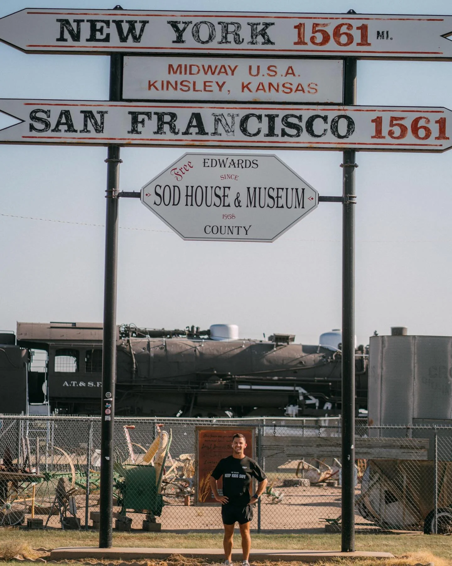 July 1. The halfway point of 2025.&nbsp;

This photo was taken at the halfway point of my run across America. I finished in Ocean City, not NYC, but this was roughly the midpoint.&nbsp;

It was my birthday. I had run 60 consecutive marathons, 1,500+ 