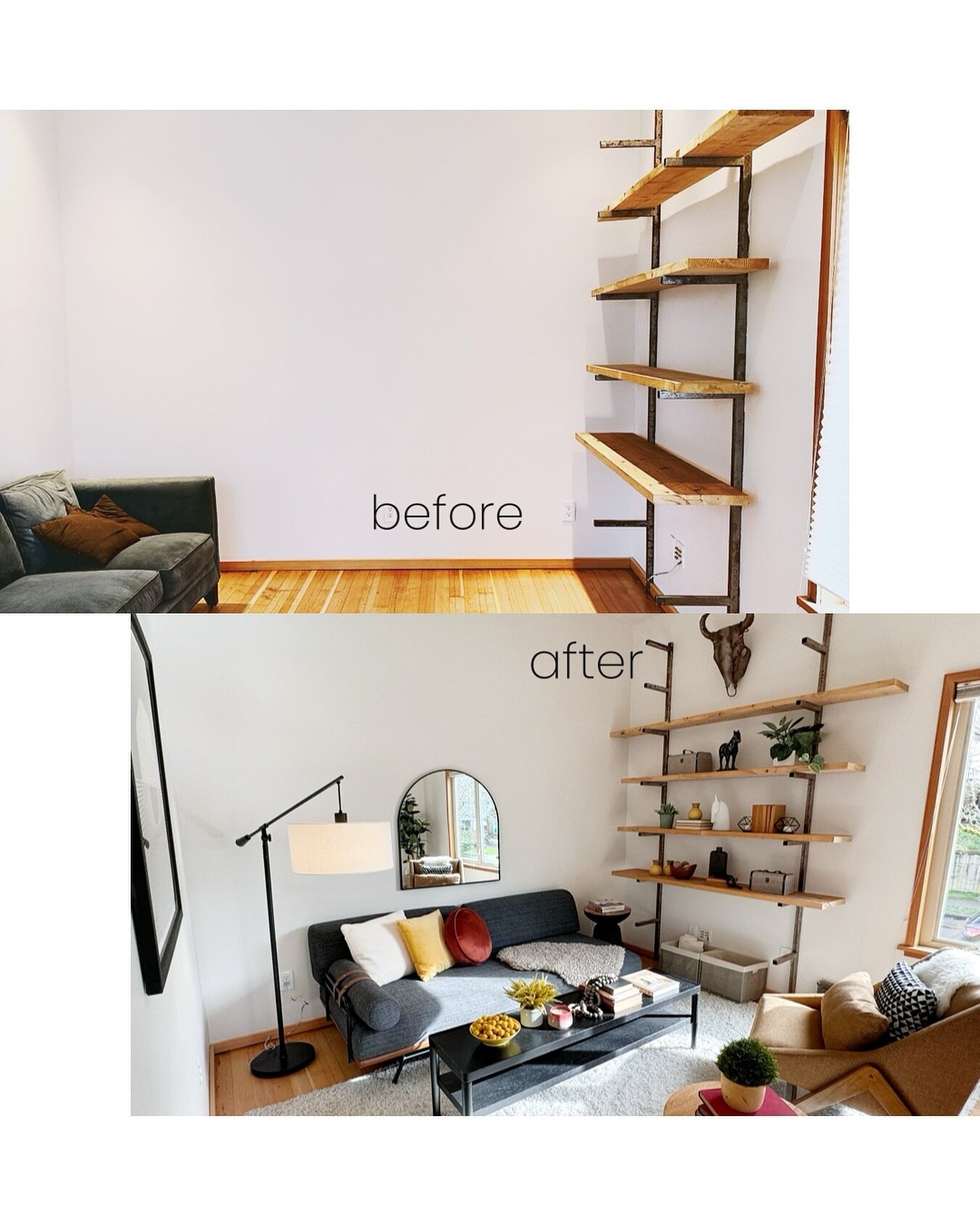 Transforming traditional spaces with a modern organic touch, blending industrial woodwork seamlessly into the heart of the home. 🏡✨

 #HomeTransformation #ModernOrganic #IndustrialWoodwork #beforeandafter #homedesign #staginghomes #homestaging #real